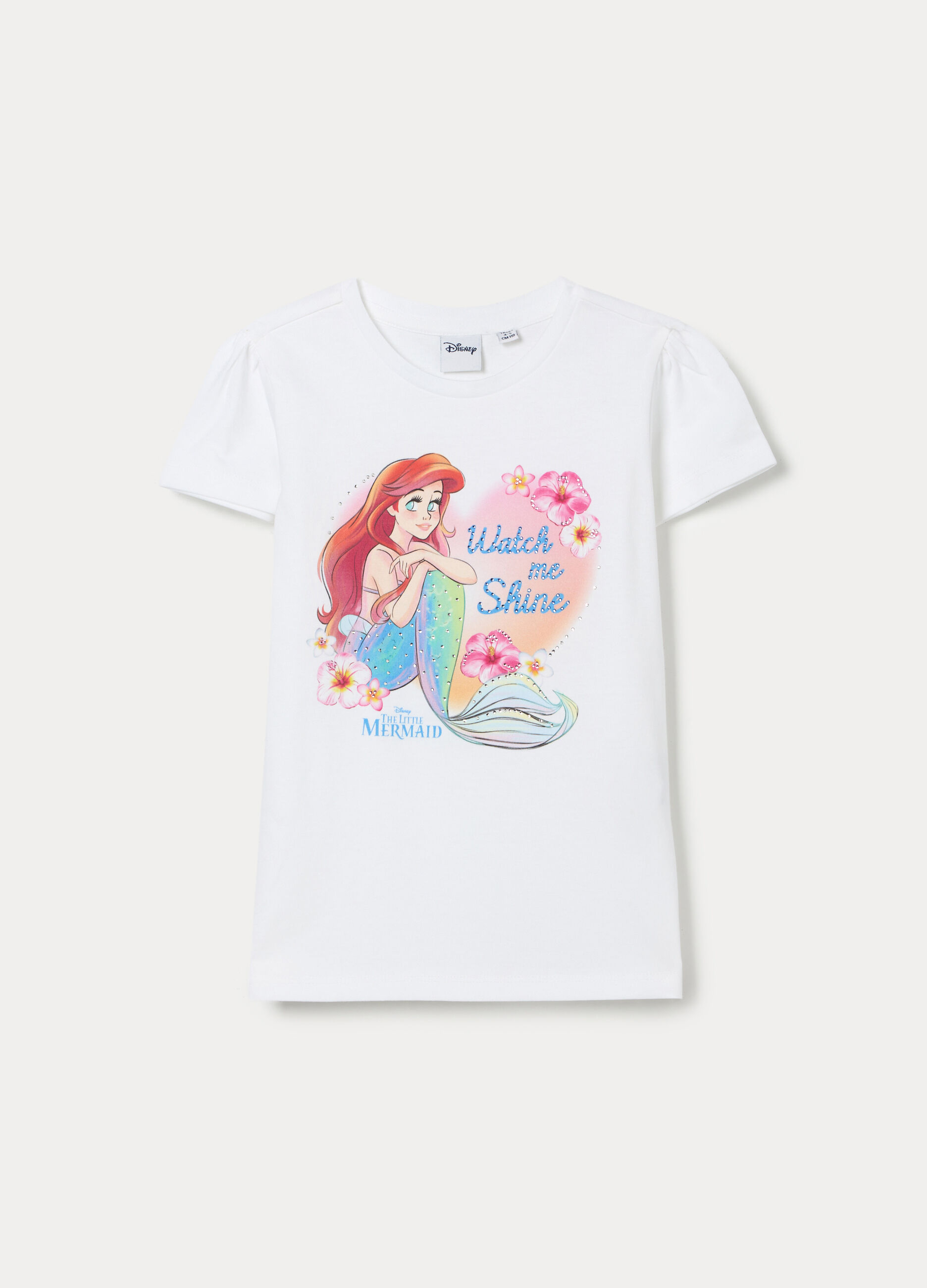 T-shirt Disney in jersey di puro cotone bambina_0