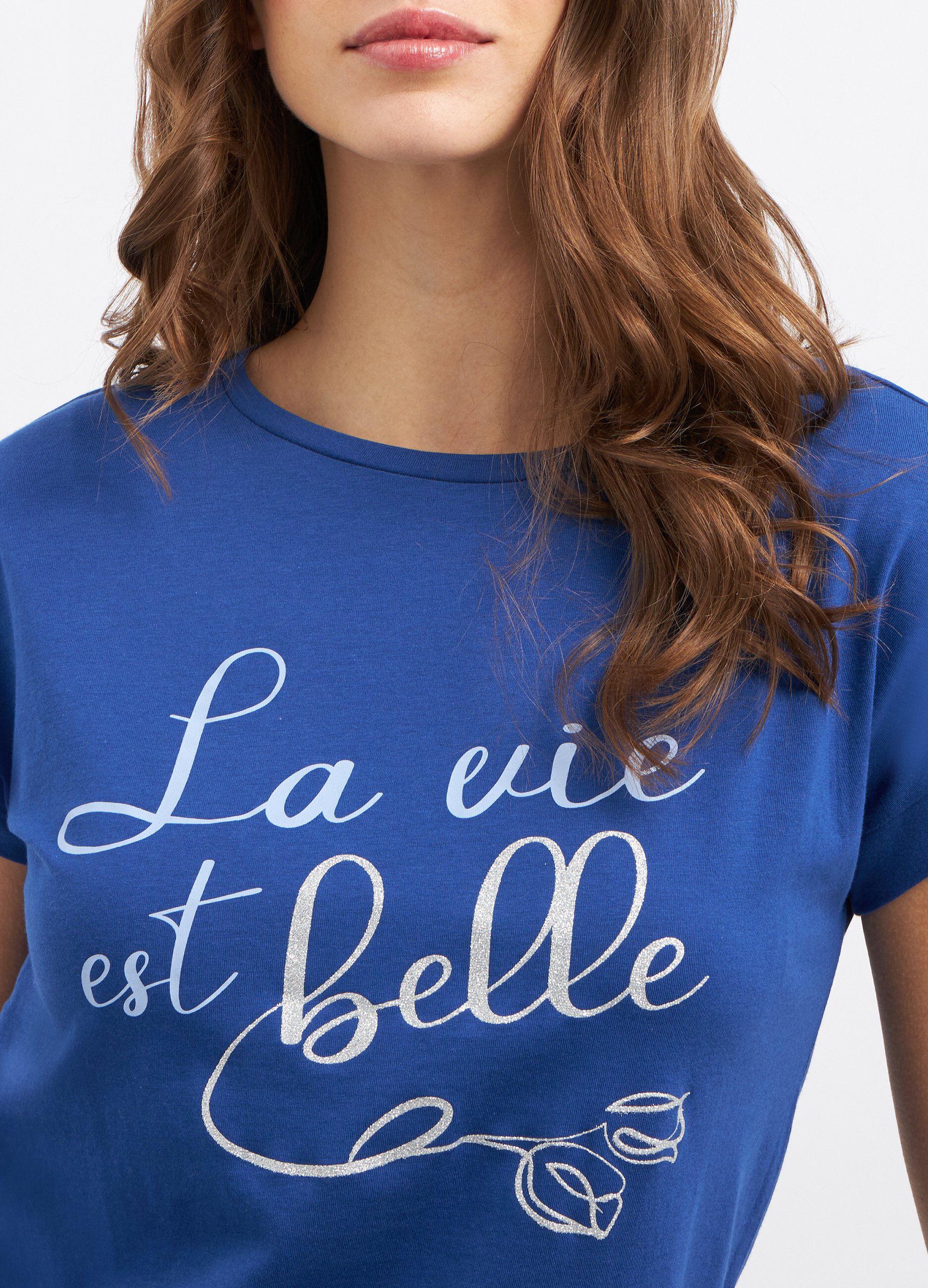T-shirt in puro cotone donna_2
