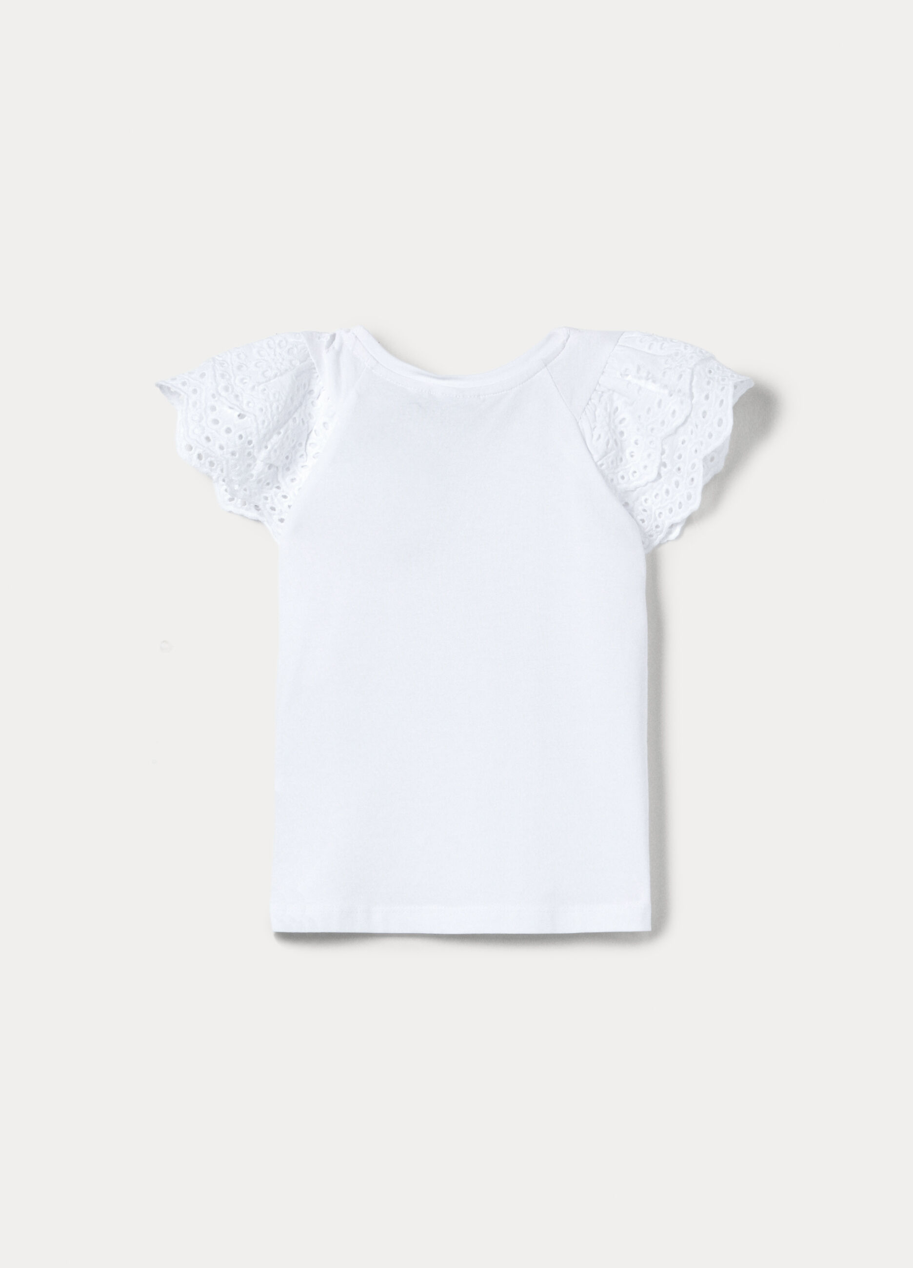 T-shirt girocollo stretch bambina_1
