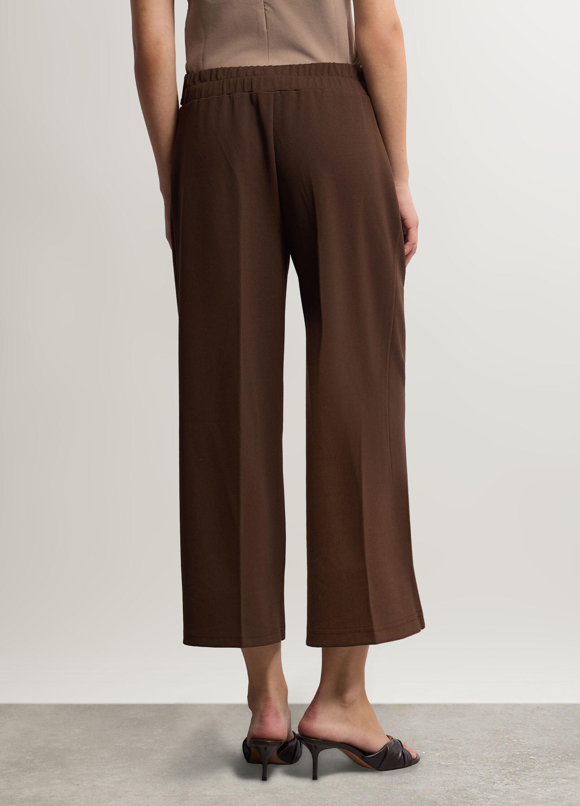 Pantaloni Wide Leg stretch donna_1