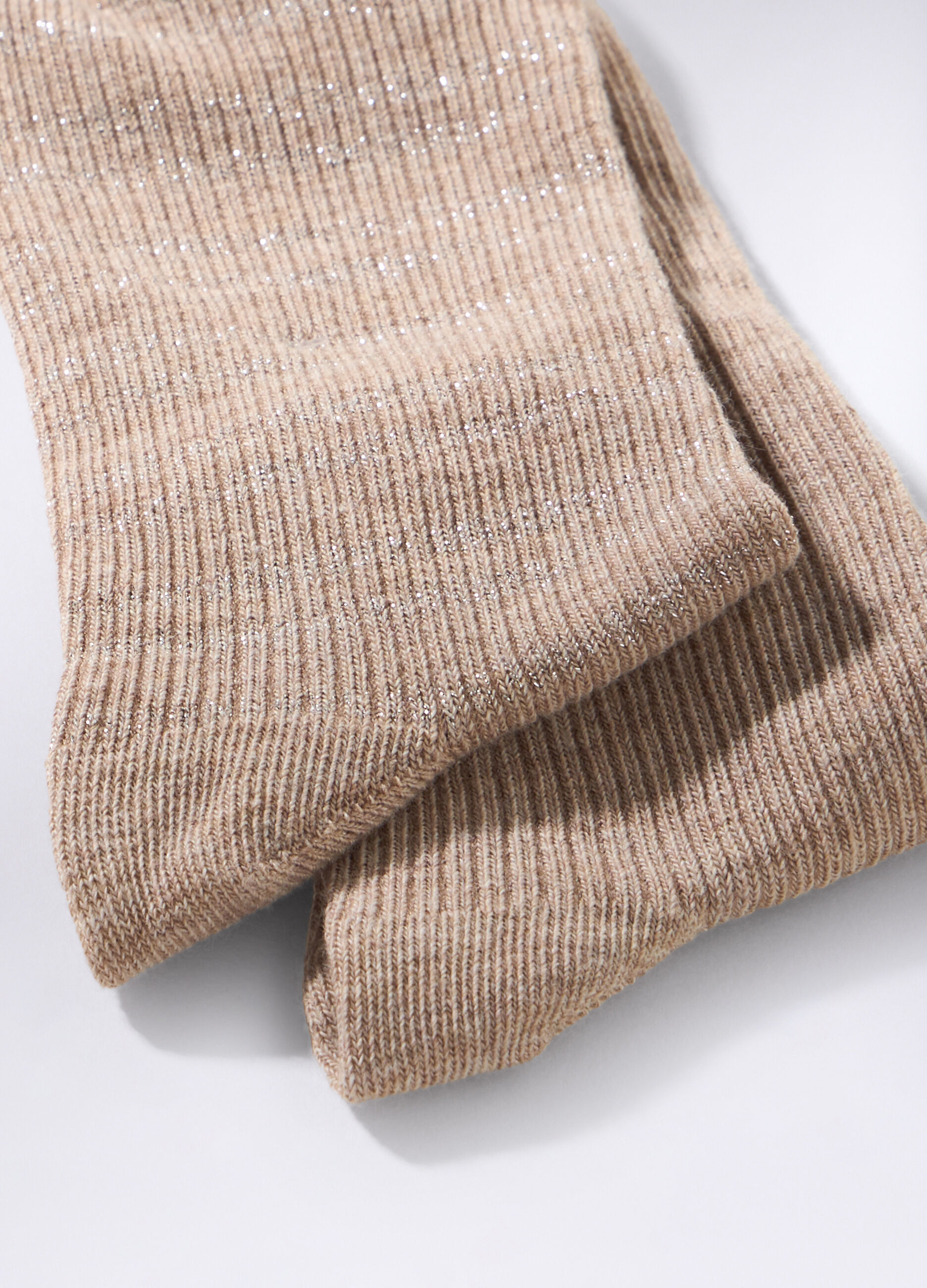 Pack 2 calze corte in cotone stretch donna_1