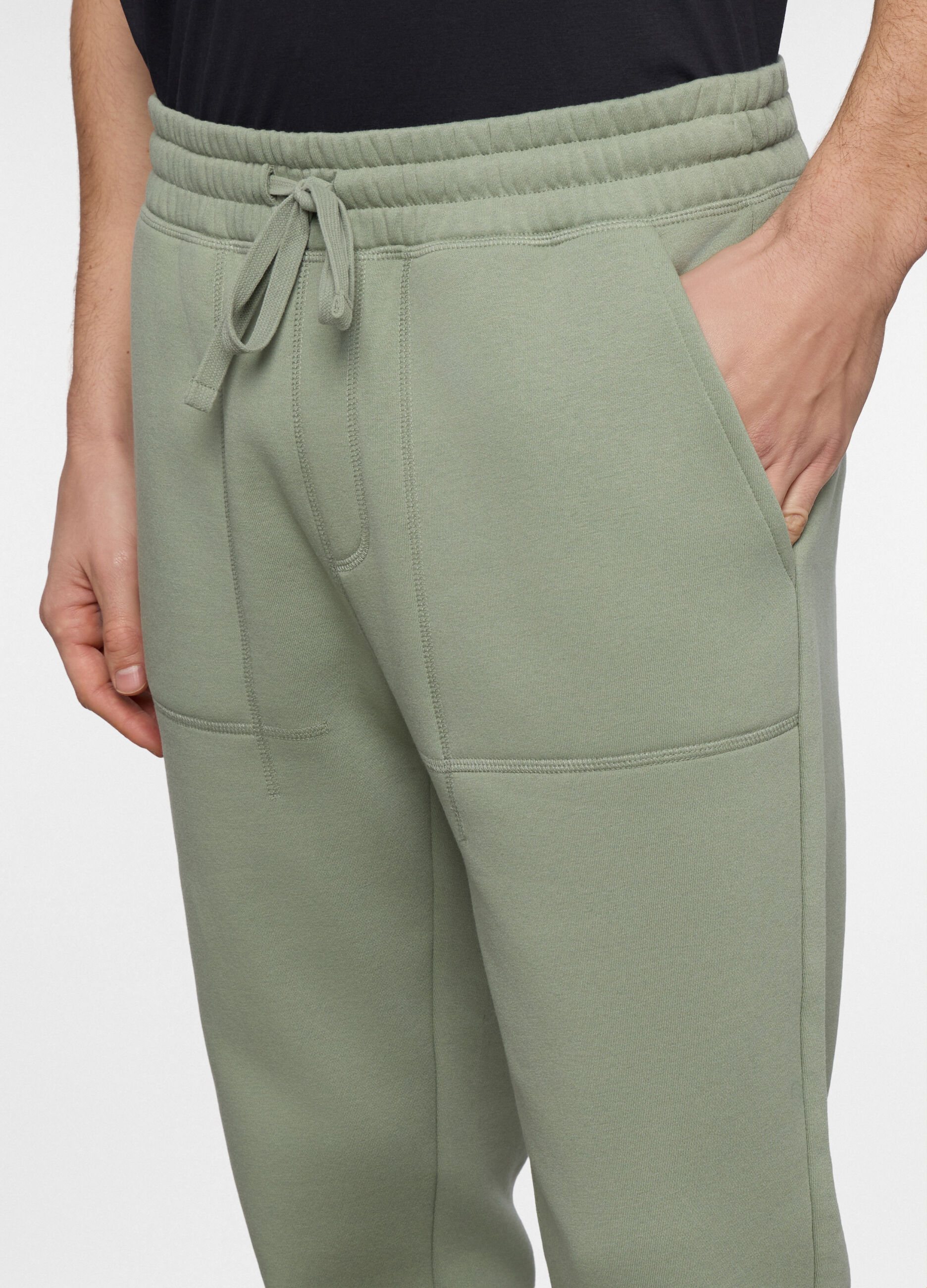 Jogger in misto cotone uomo_2
