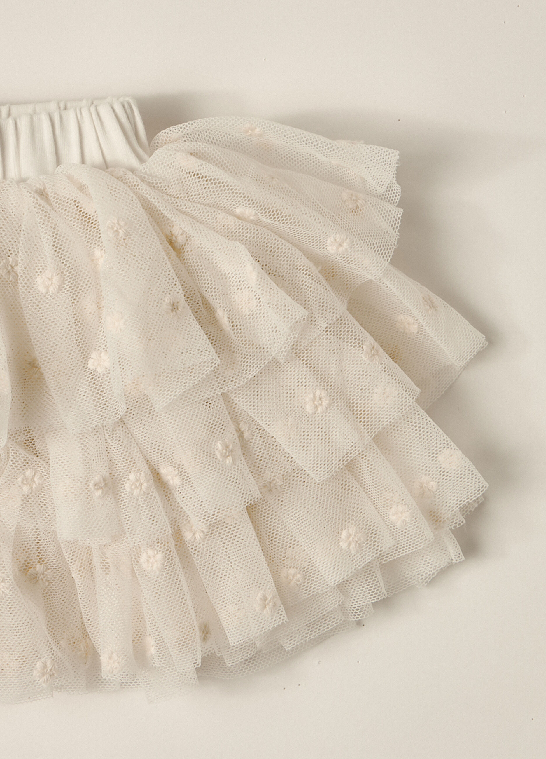 Set t-shirt + gonna in tulle IANA neonata