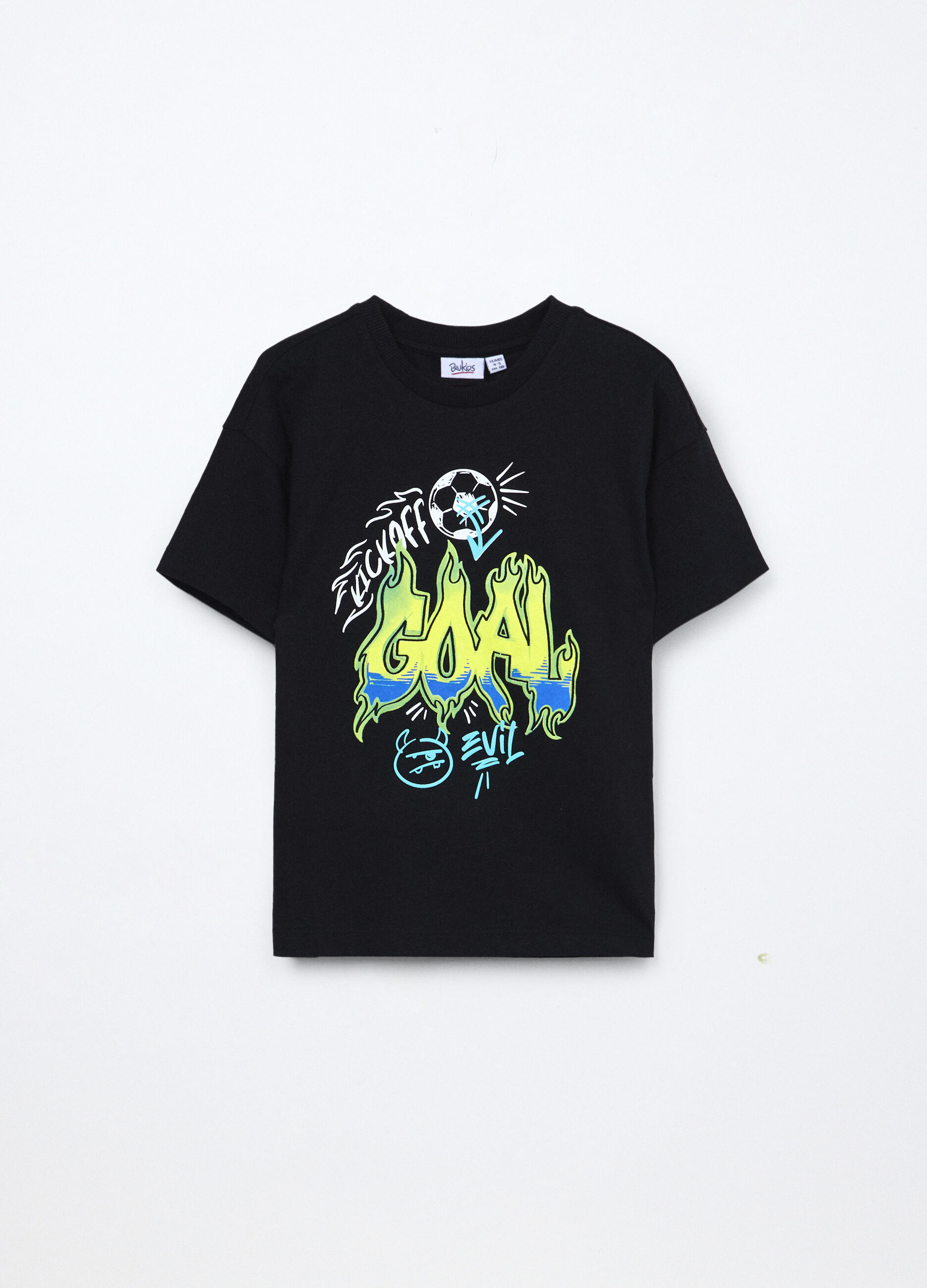 T-shirt in jersey di puro cotone bambino_0