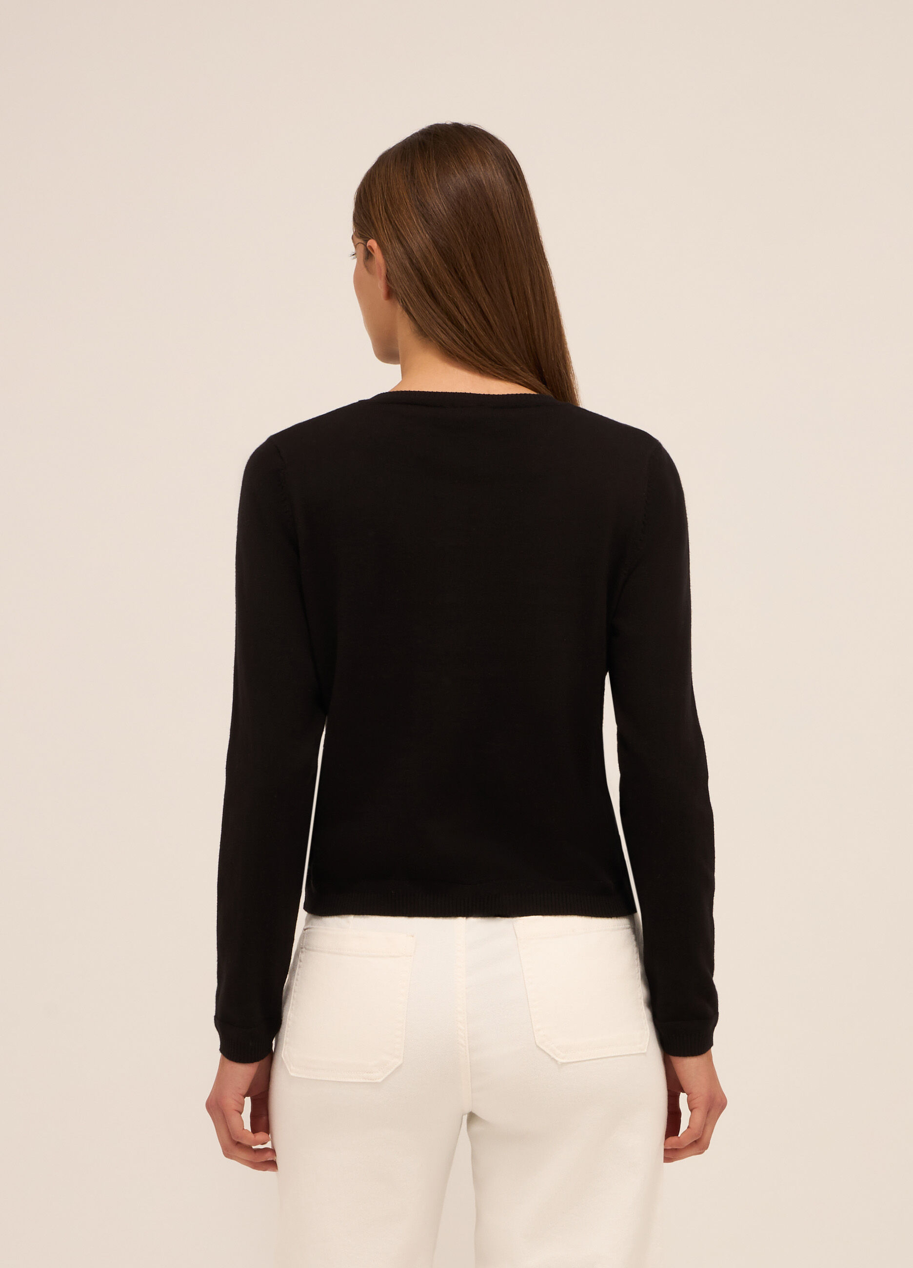 Cardigan in puro cotone donna