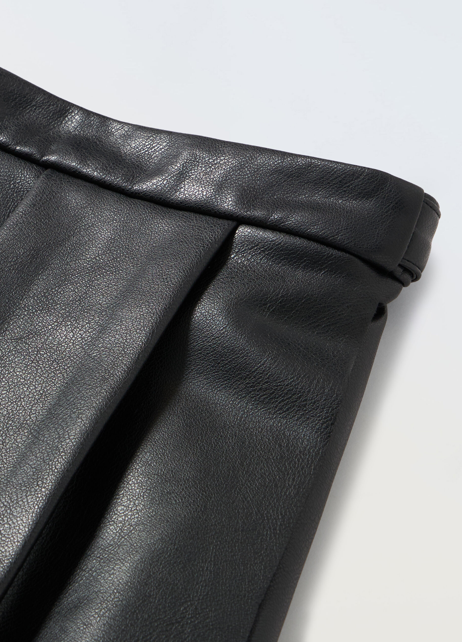 Gonna corta in ecopelle neonata_1