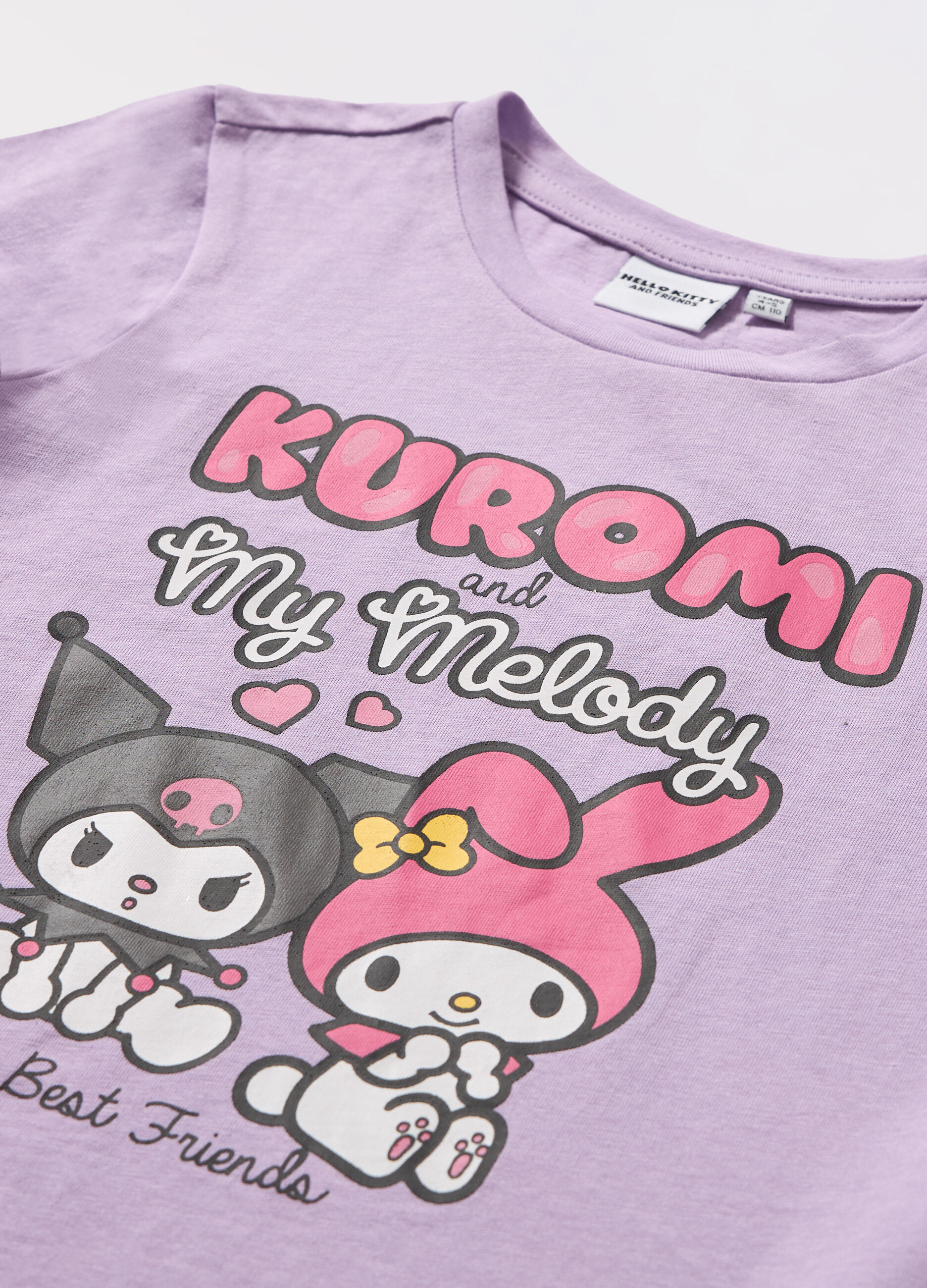T-shirt Hello Kitty in puro cotone bambina_1