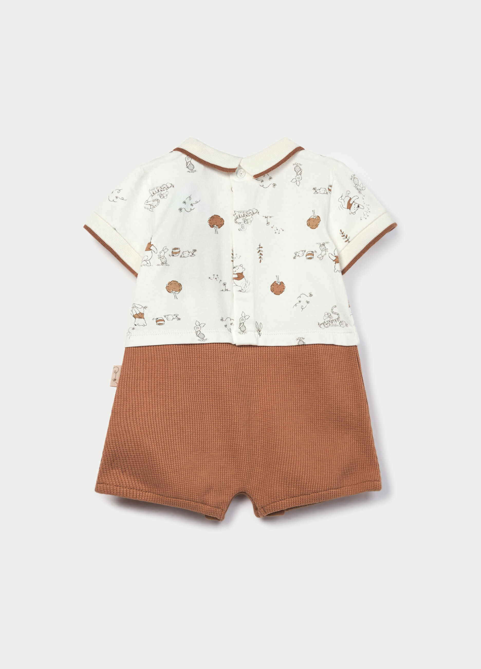 Tutina corta Disney in jersey di misto cotone neonato_1