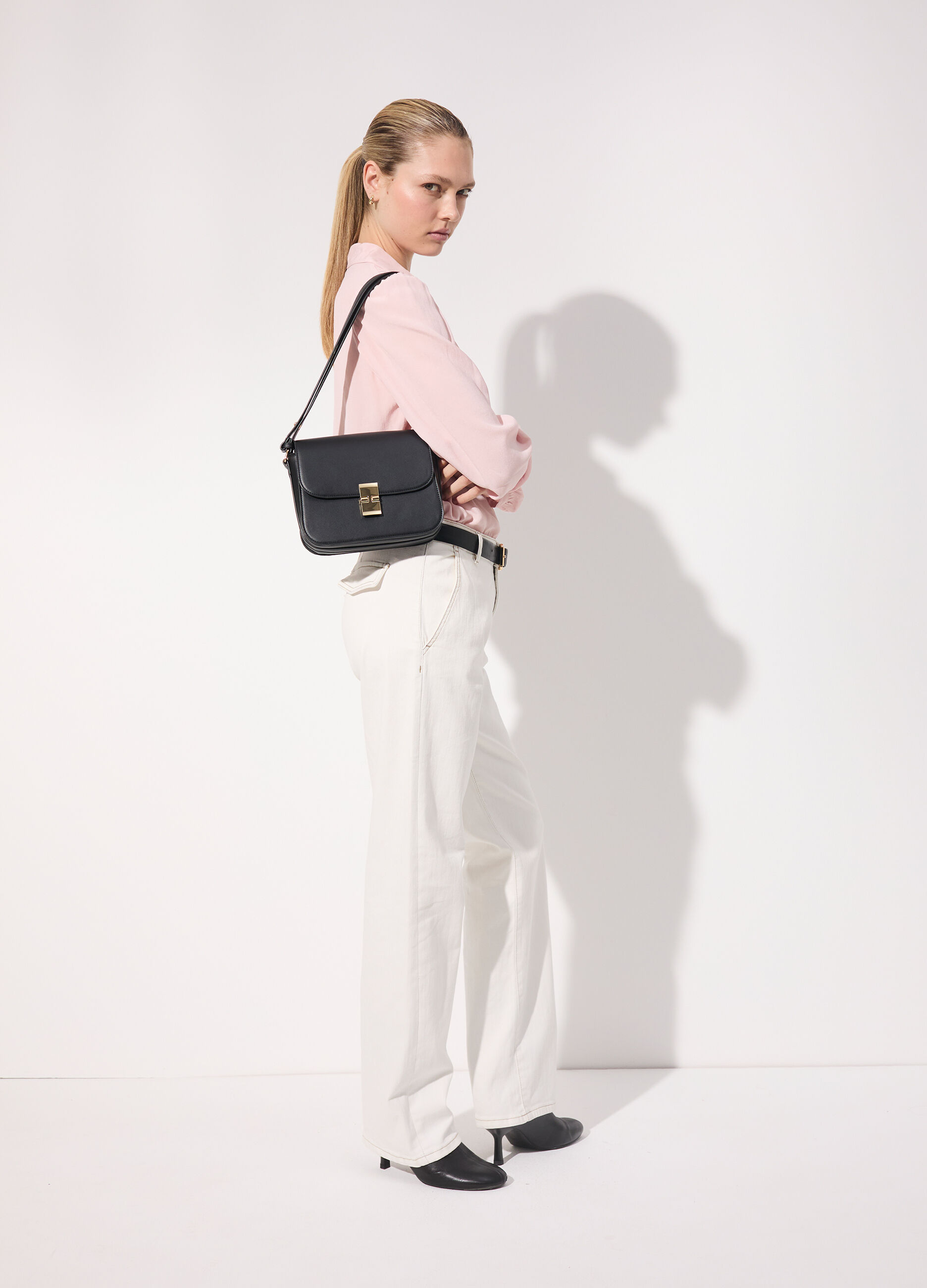 Pochette a spalla in ecopelle donna_0