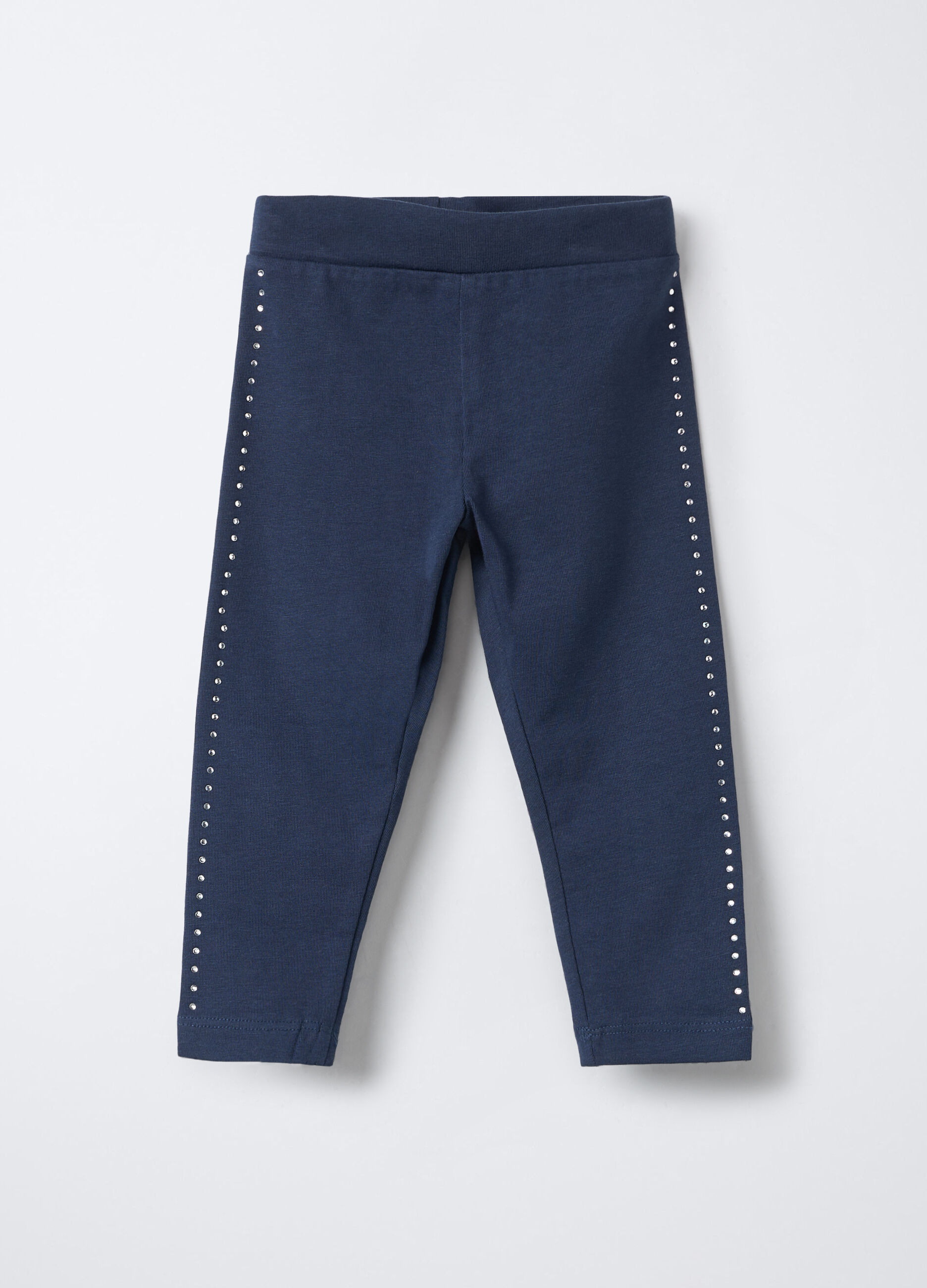 Leggings in jersey di cotone stretch Skinny Fit bimba_0