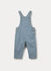 Salopette in denim di puro cotone bimbo_0