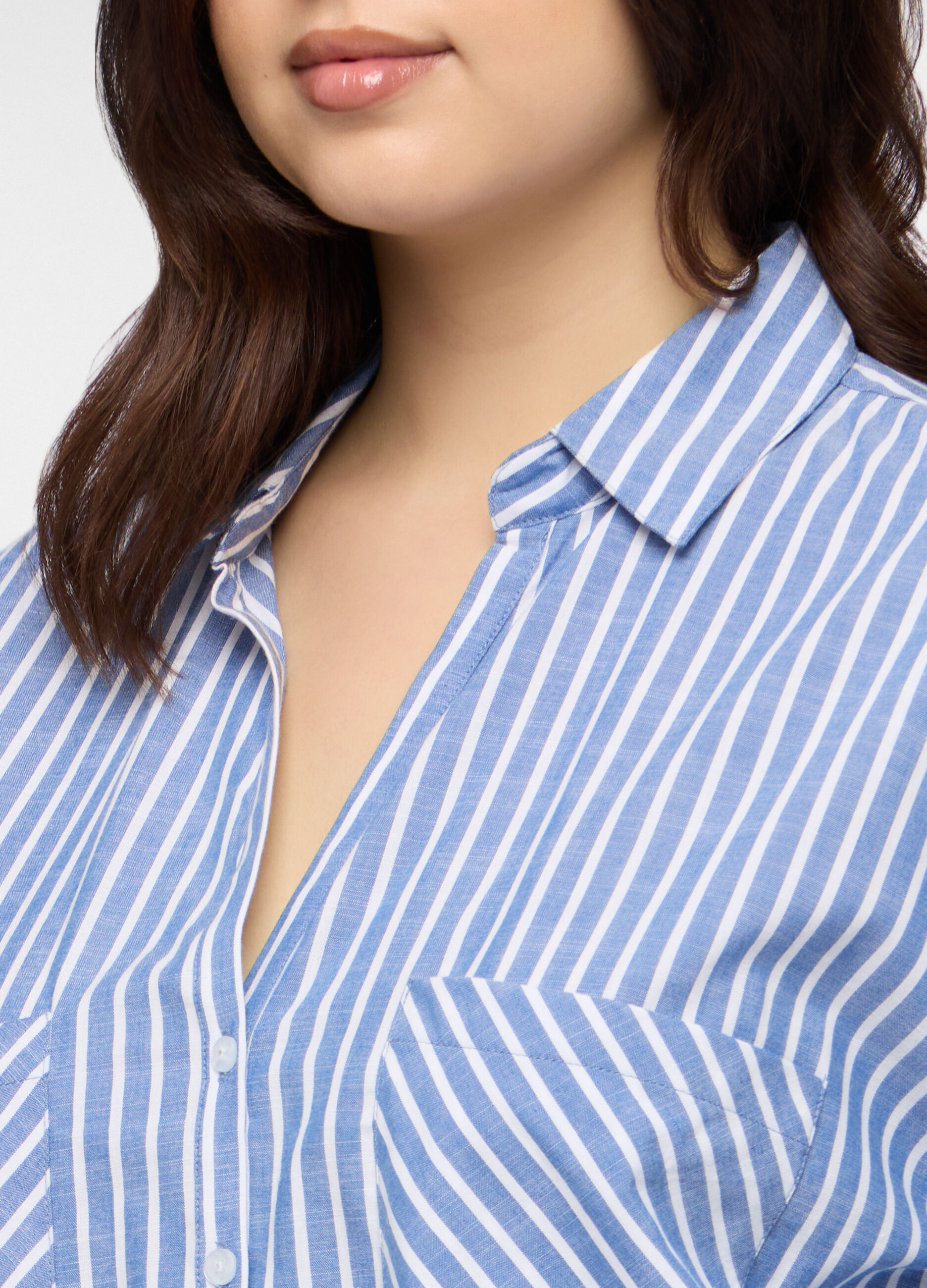 Camicia Fit Regular misto cotone donna curvy_2
