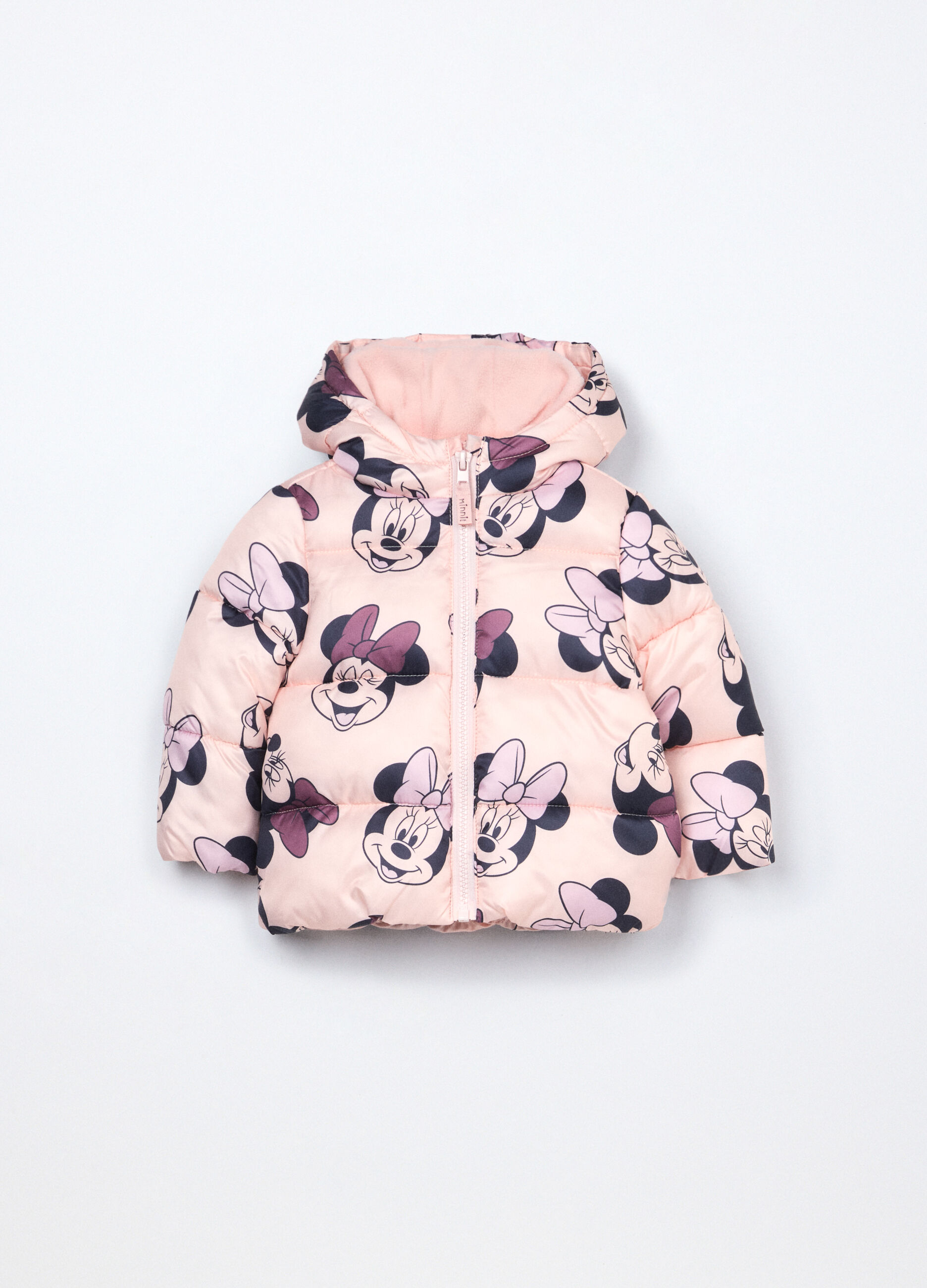 Giubbino imbottito con cappuccio neonata_0