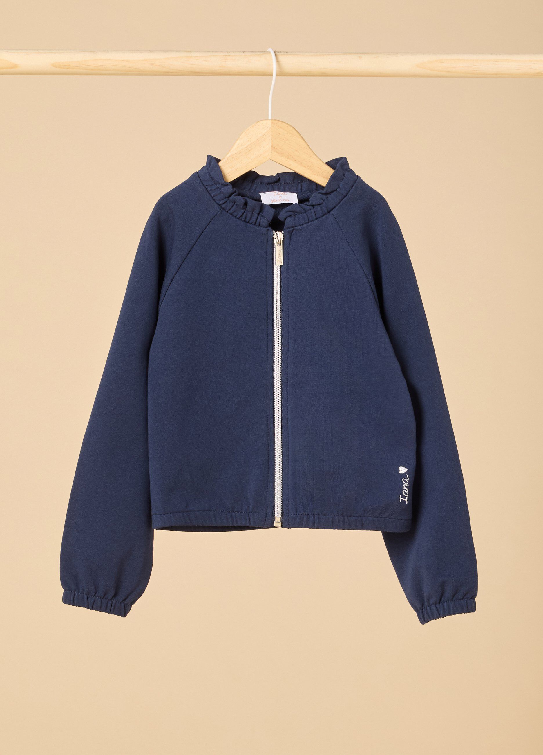 Felpa IANA in cotone stretch bambina_0