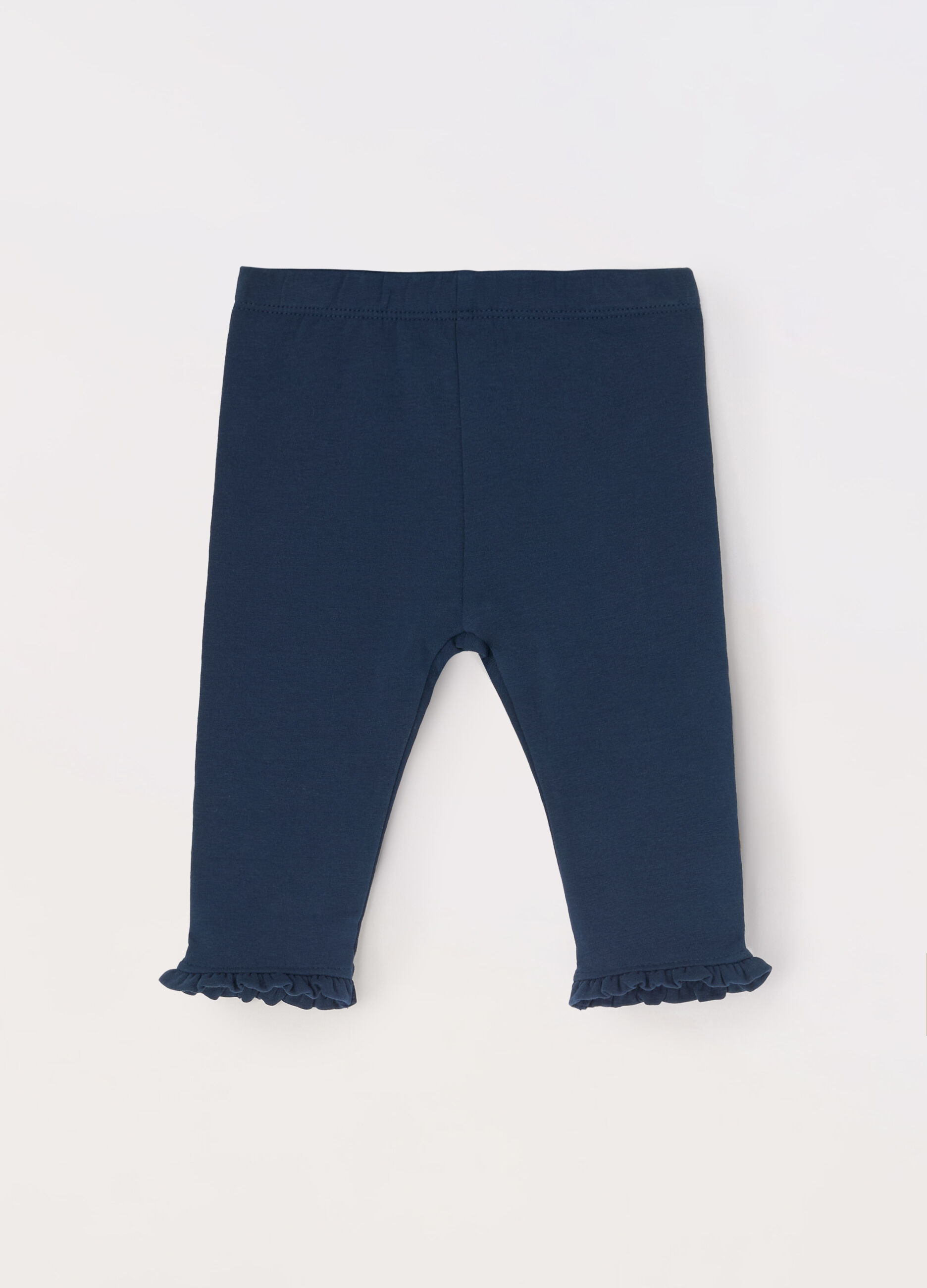 Leggings in french terry stretch neonata_0