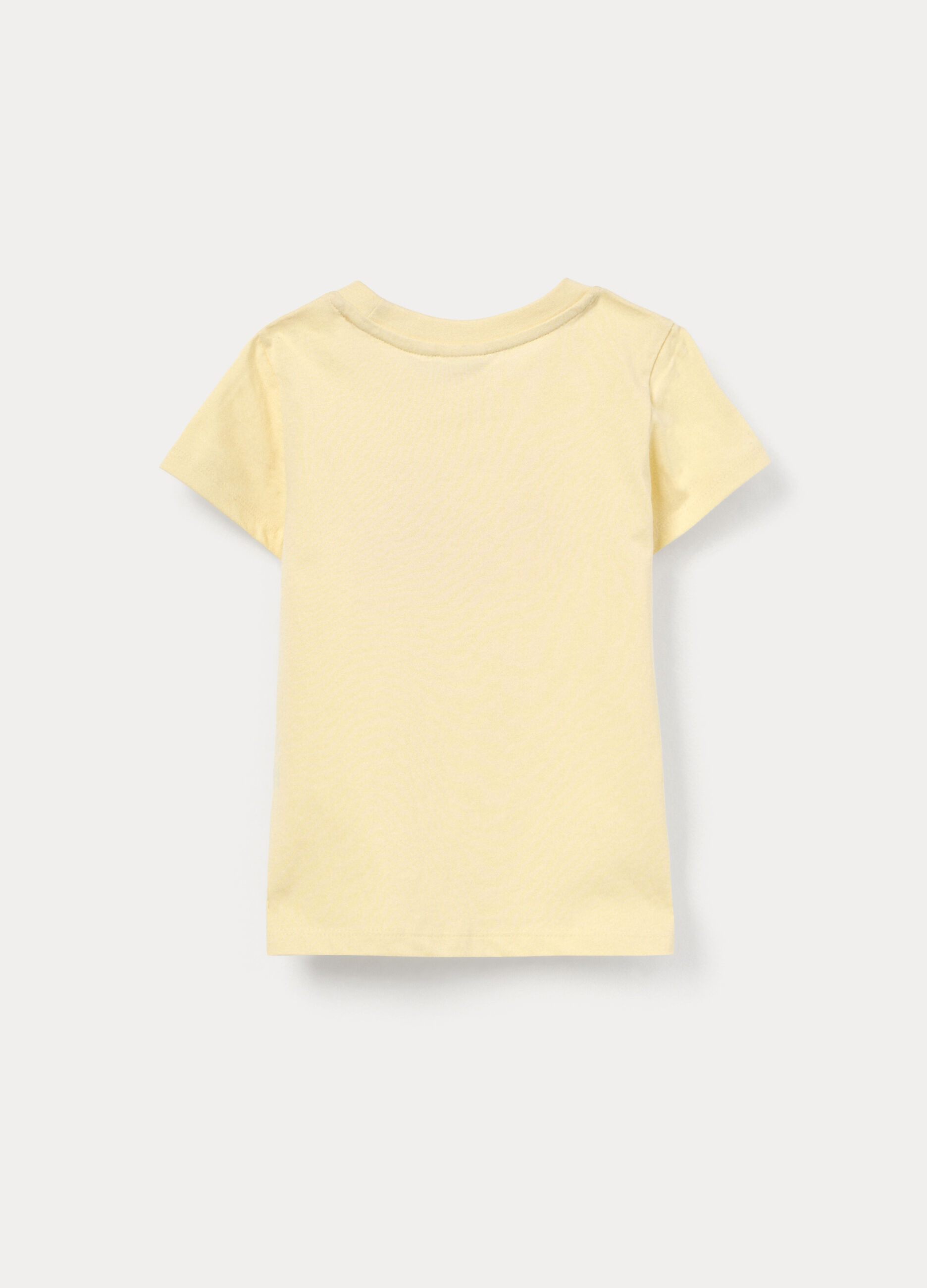 T-shirt girocollo in jersey di puro cotone bambina_1