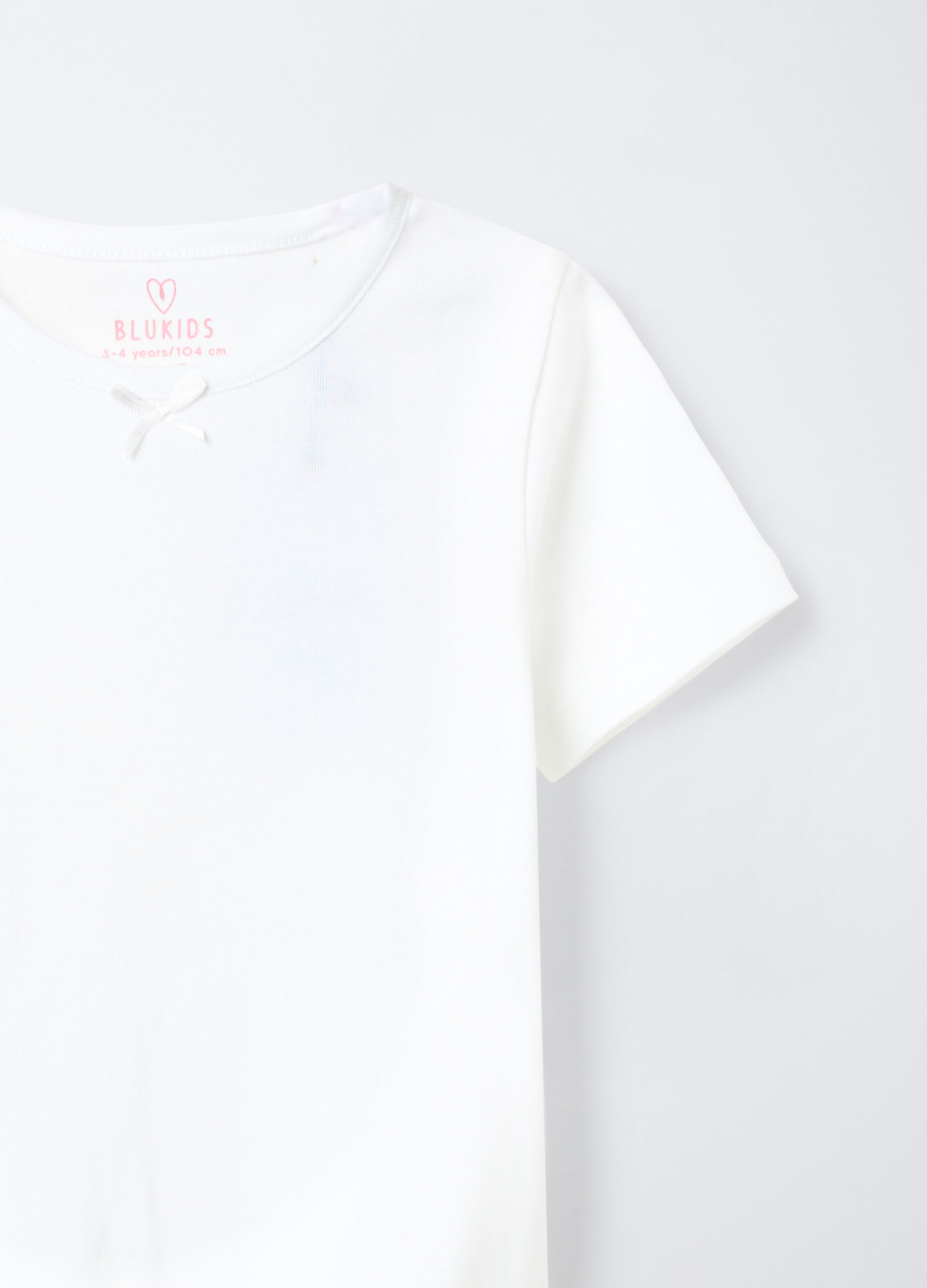 Pack 3 t-shirt intime in costina di puro cotone bambina_3