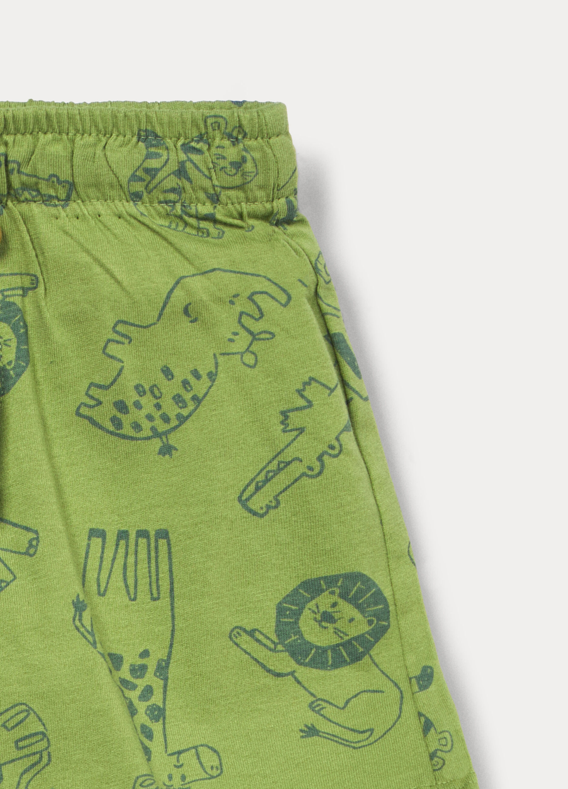 Pack 2 shorts in jersey di puro cotone bimbo_2