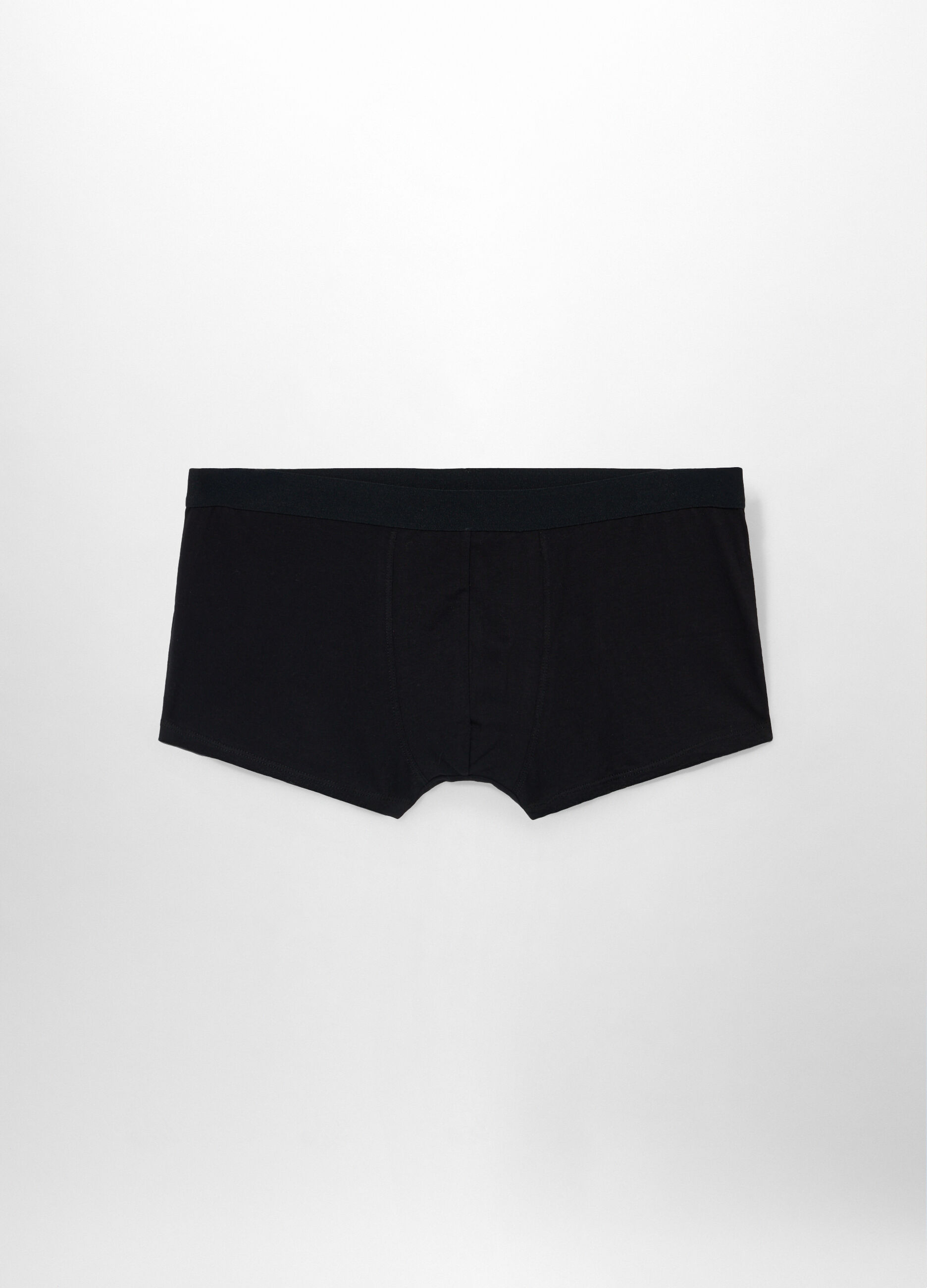 3 pack boxer tinta unita in cotone stretch uomo_1