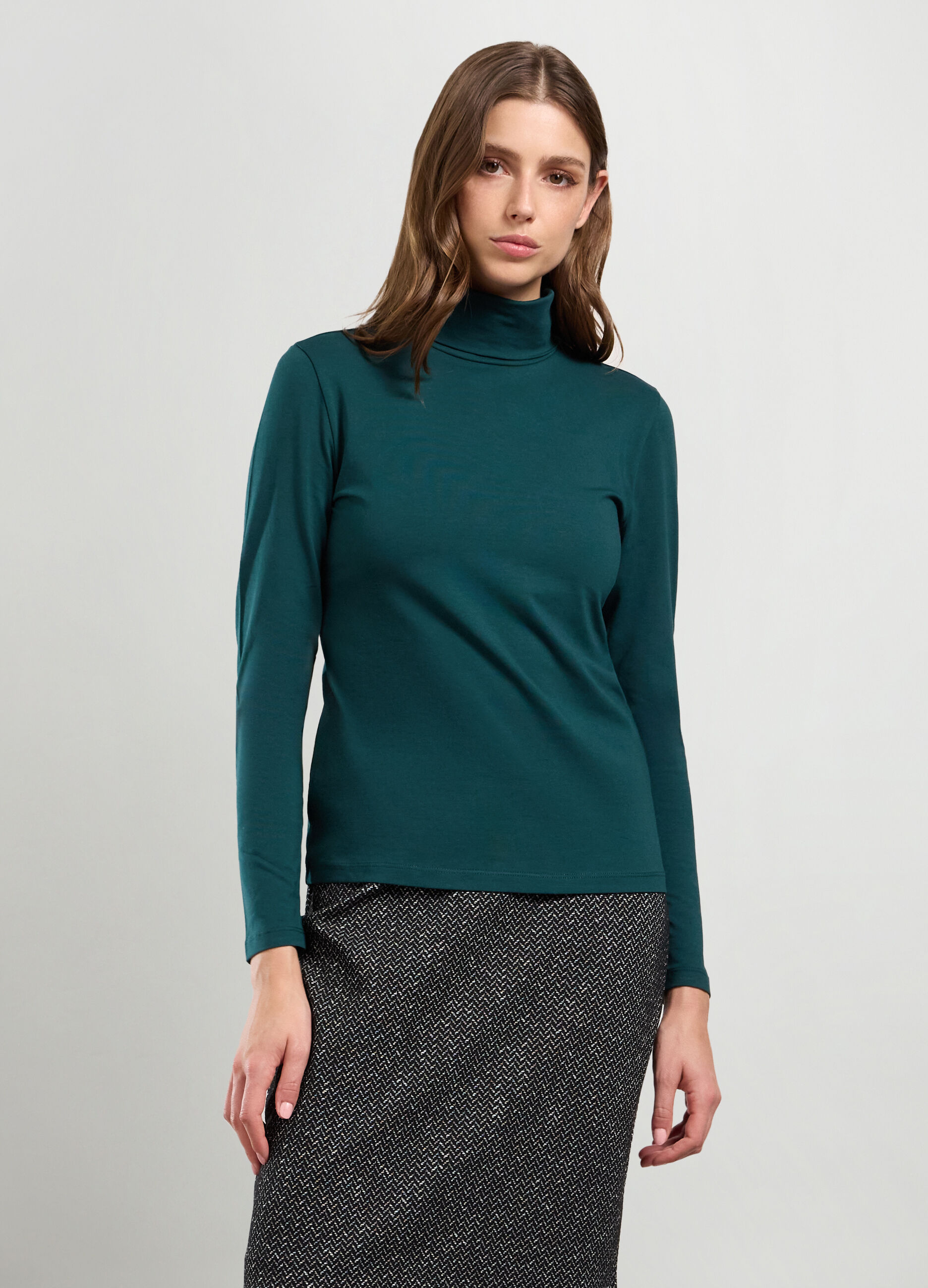 Lupetto in cotone stretch donna_0