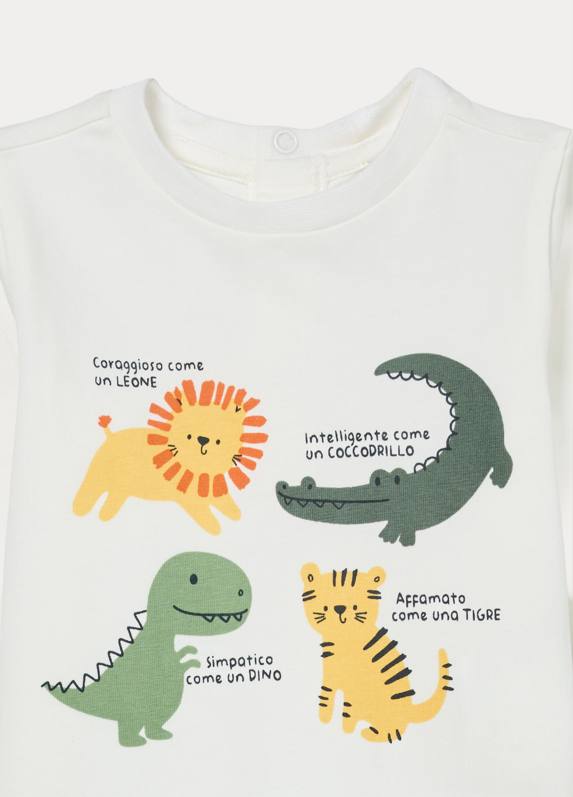 T-shirt in jersey di cotone stretch neonato_2