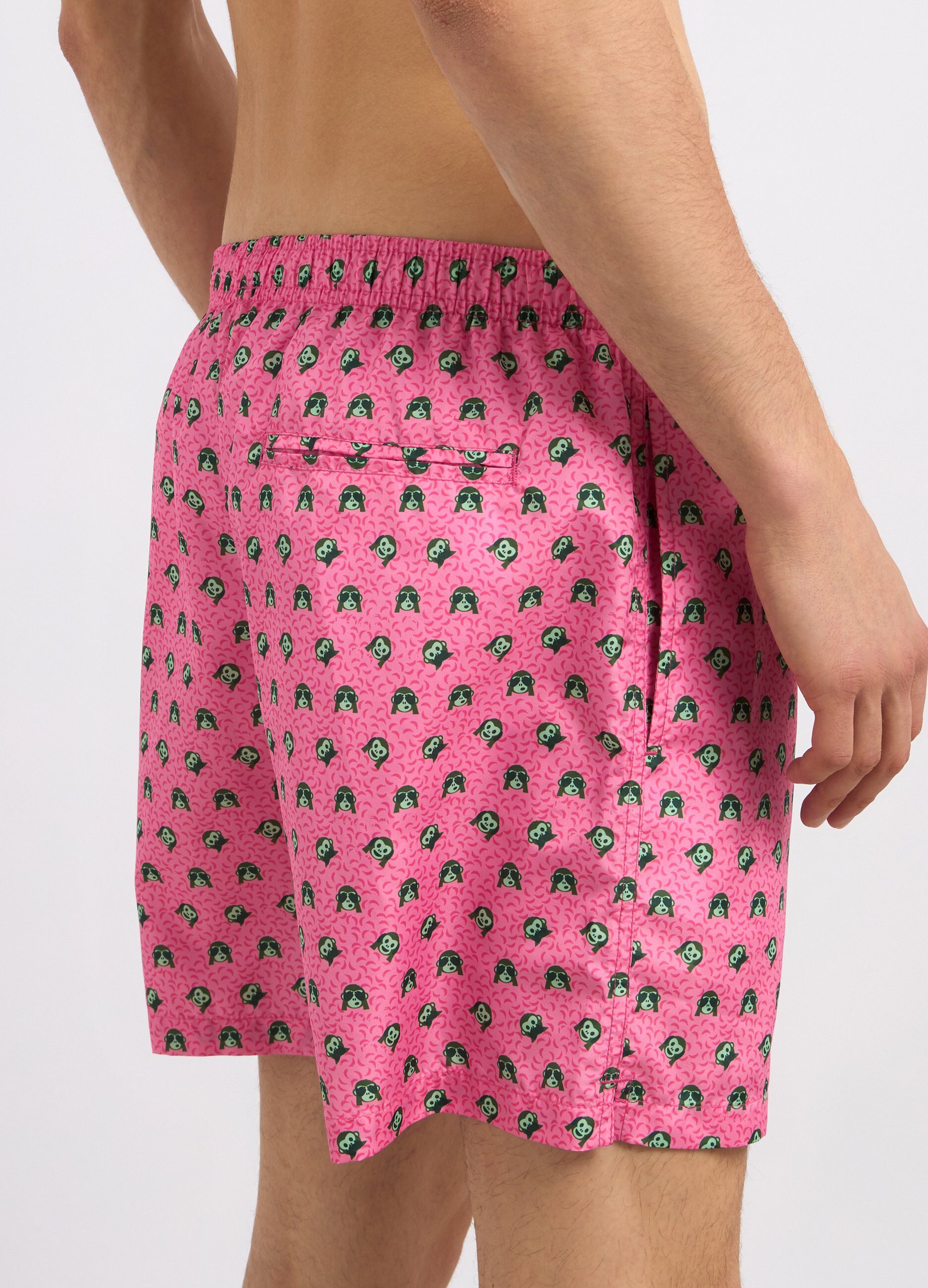 Costume shorts con stampa uomo_2