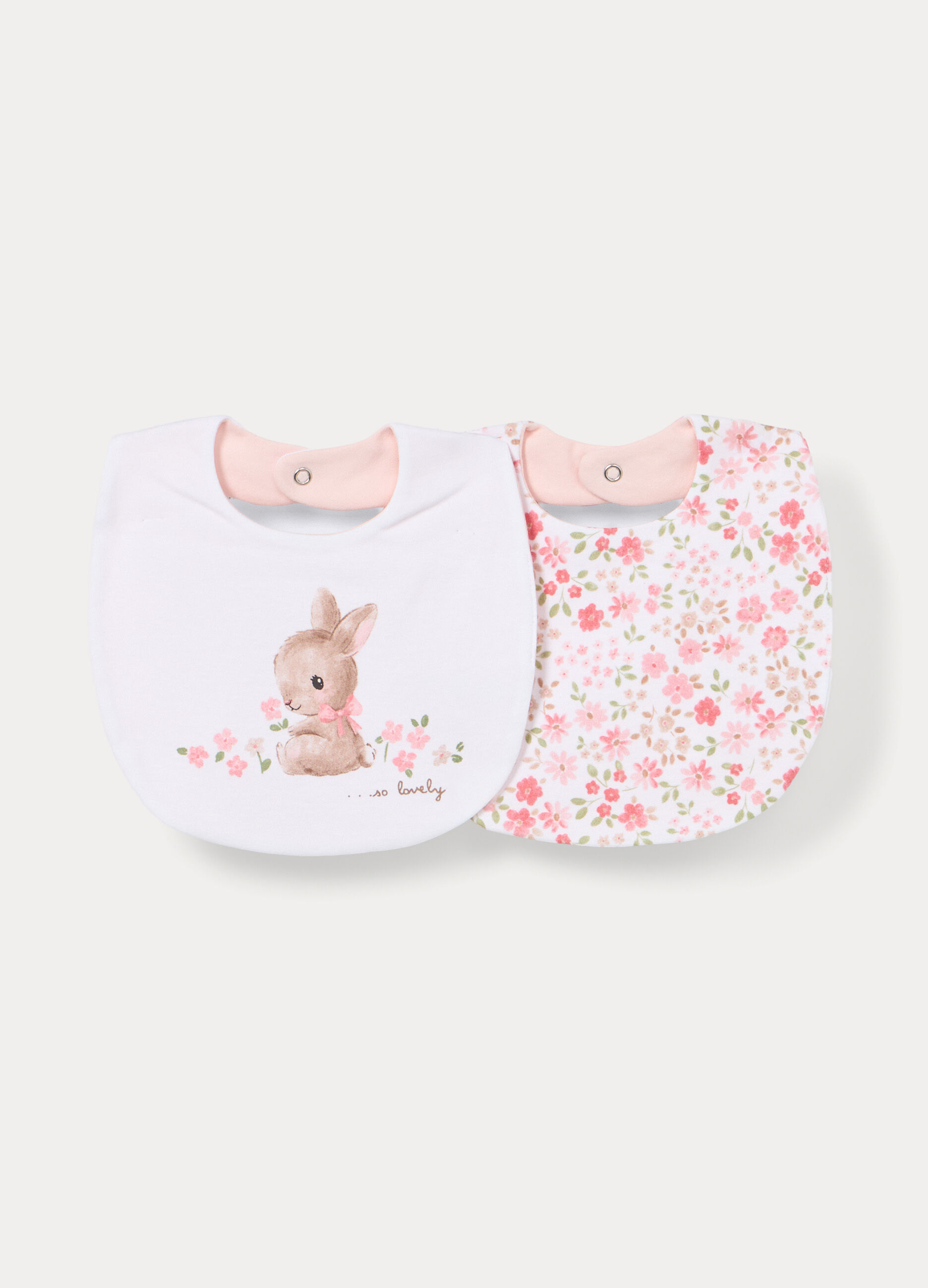 Pack 2 bavaglini in interlock di puro cotone_0