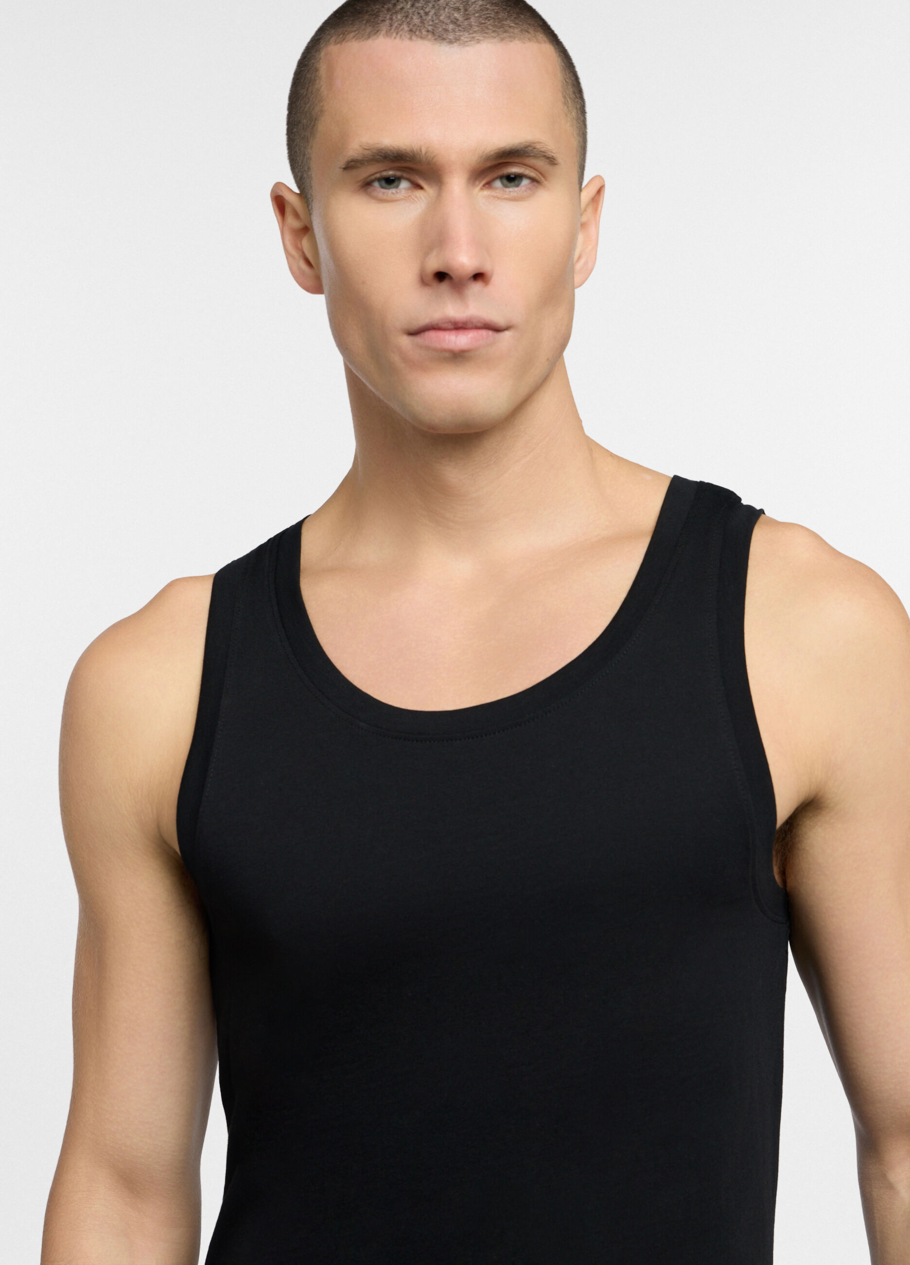 Canotta in jersey uomo_2