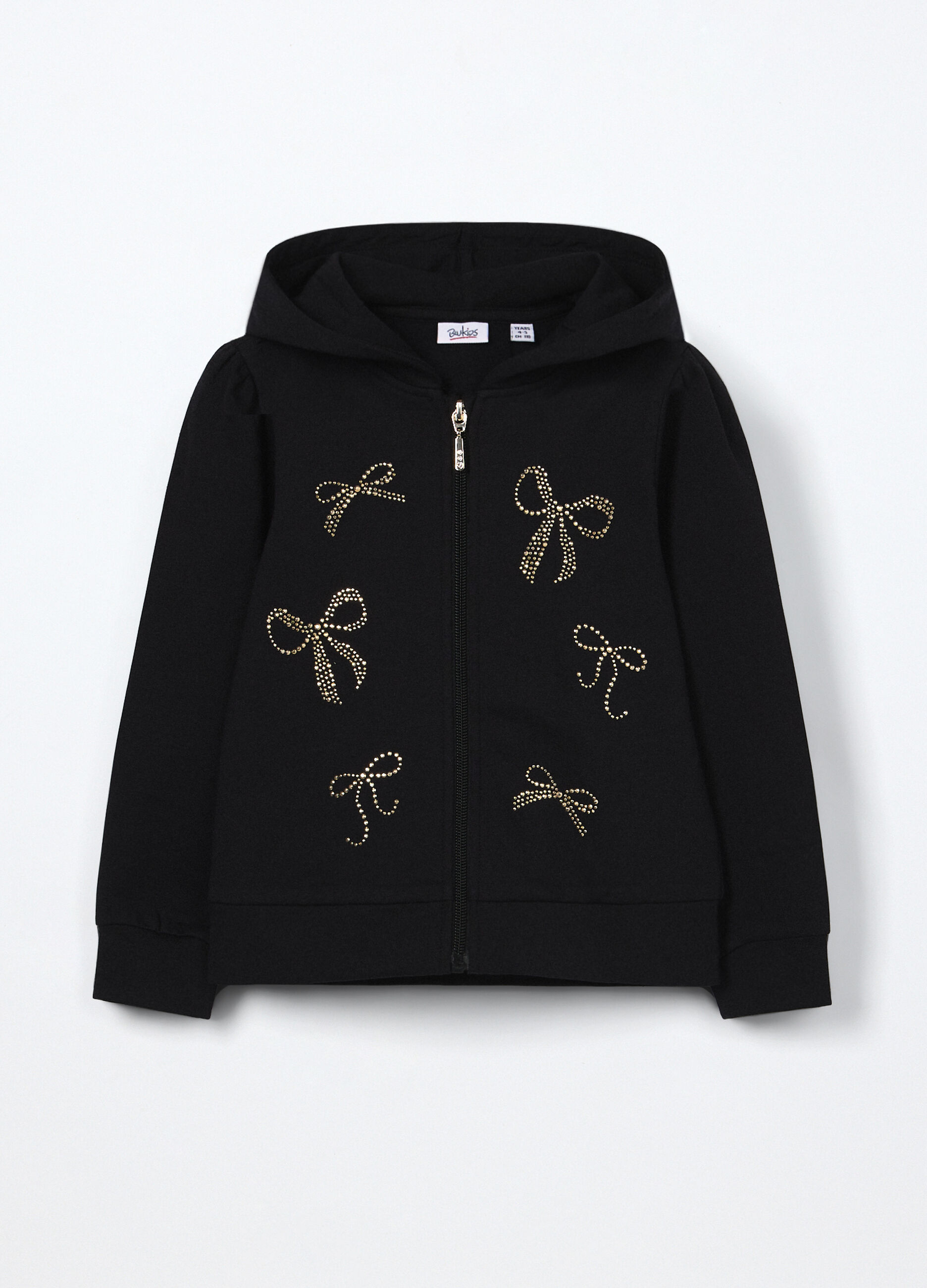 Felpa in cotone stretch bambina_0