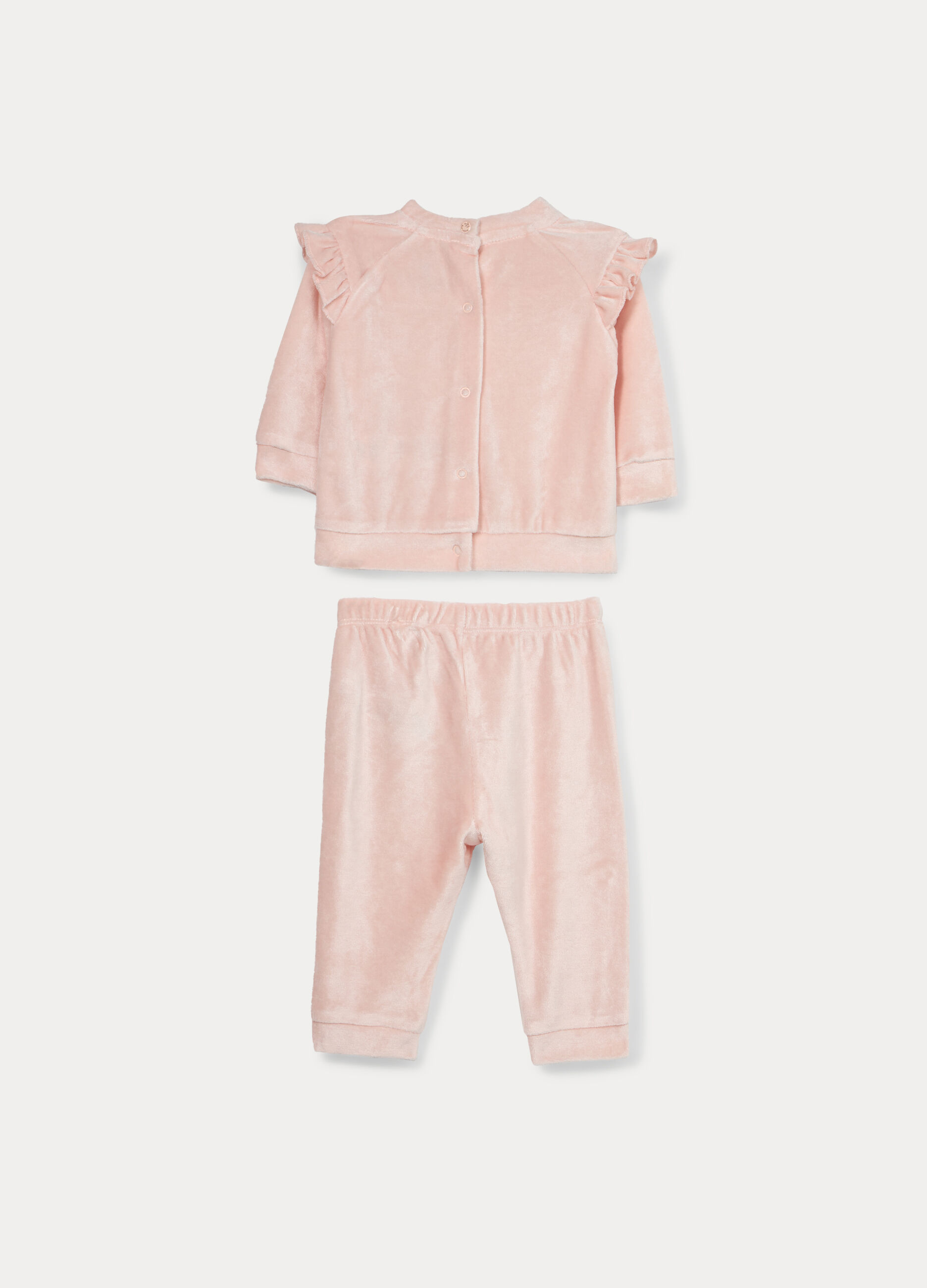 Set velour misto viscosa di bamboo neonata_1