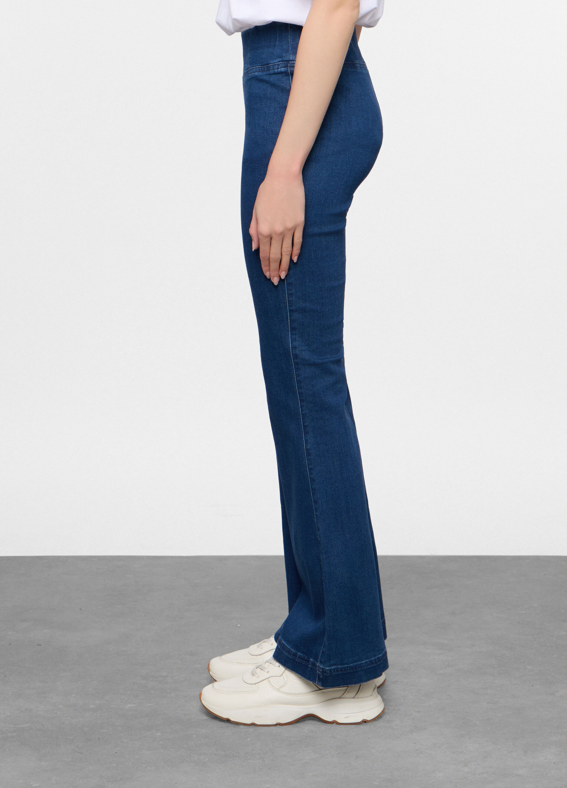 Jegging flare denim stretch donna _1