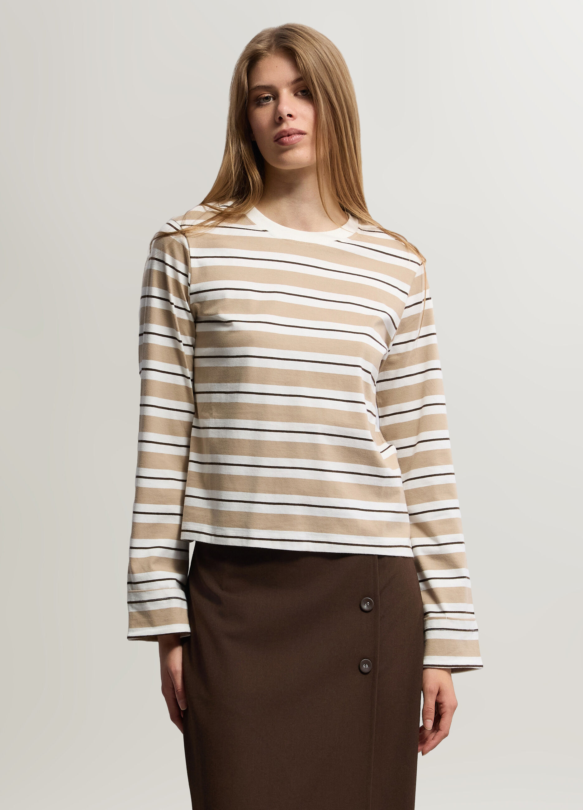 T-shirt girocollo donna_0