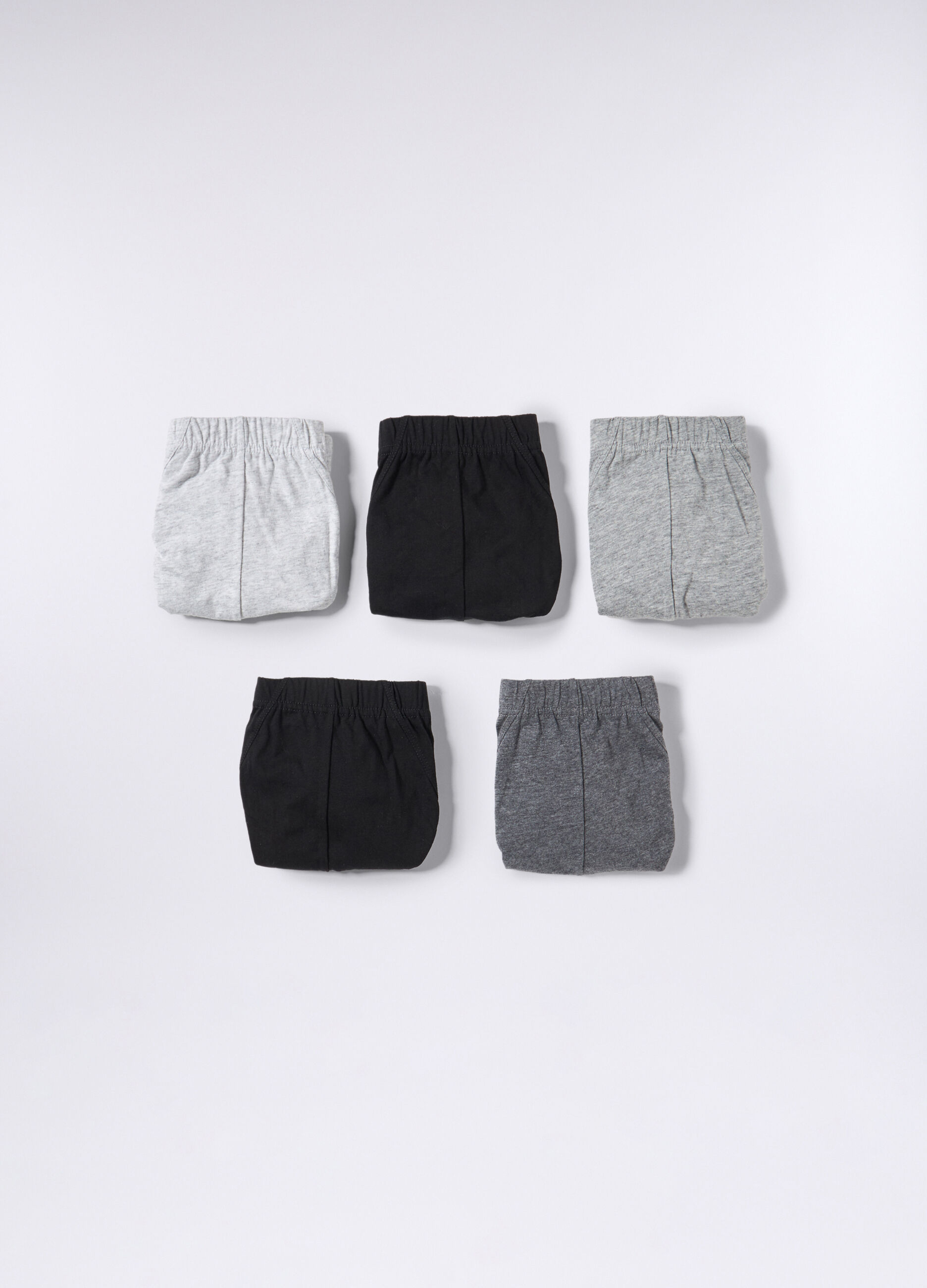 5 pack slip in cotone melange uomo