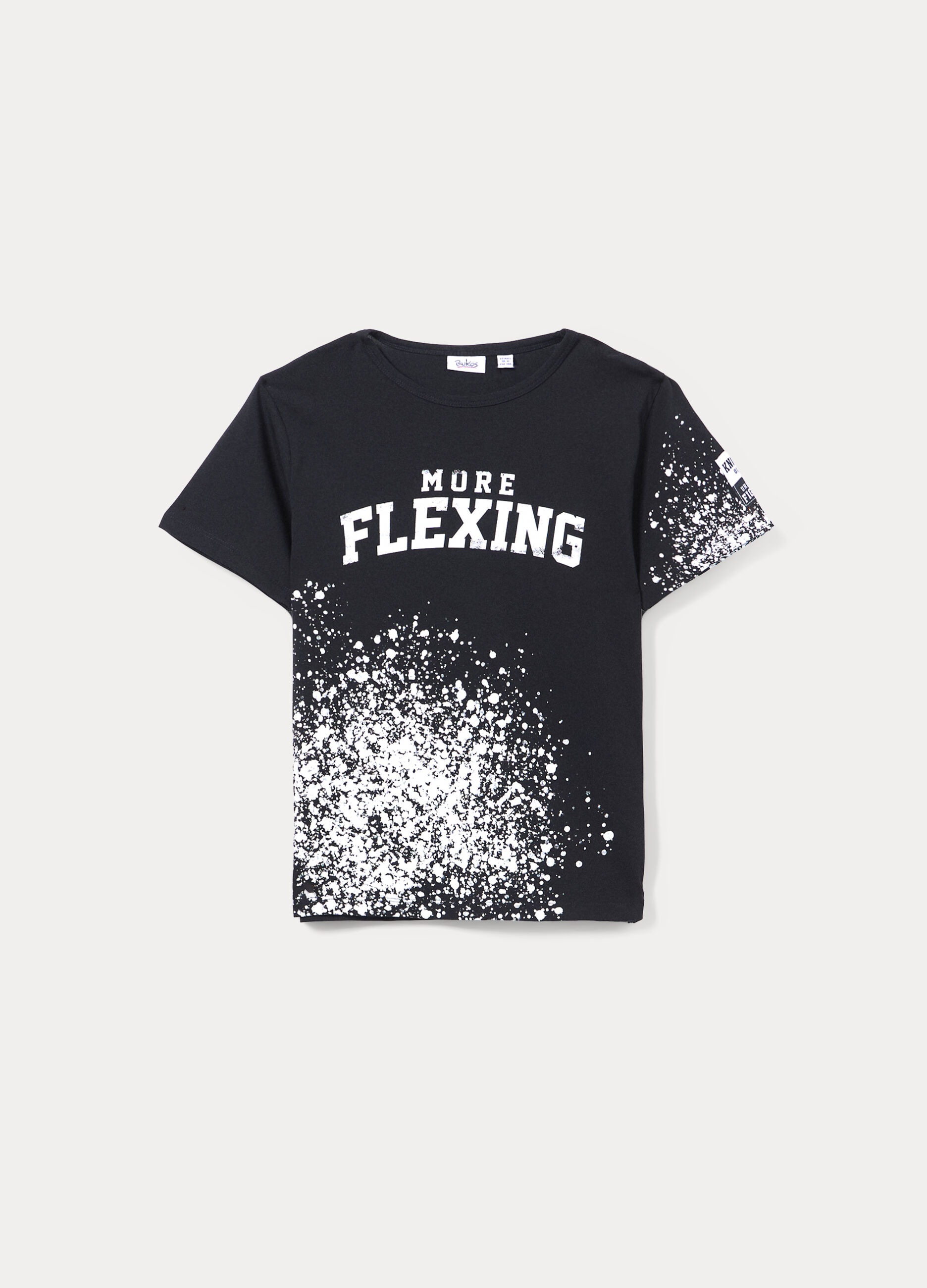 T-shirt girocollo in jersey di cotone stretch ragazzo_0