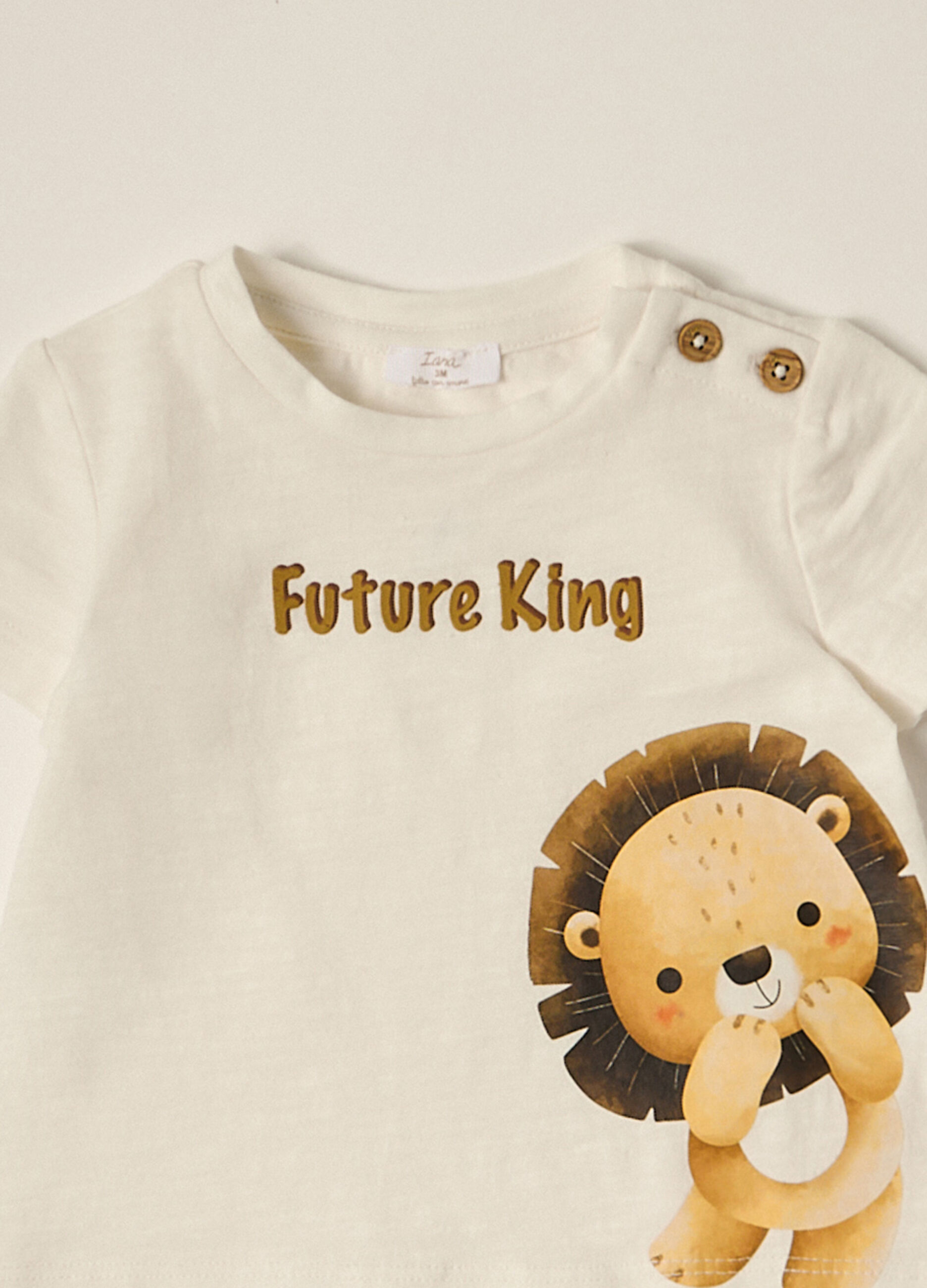 Set t-shirt e shorts in cotone stretch IANA neonato