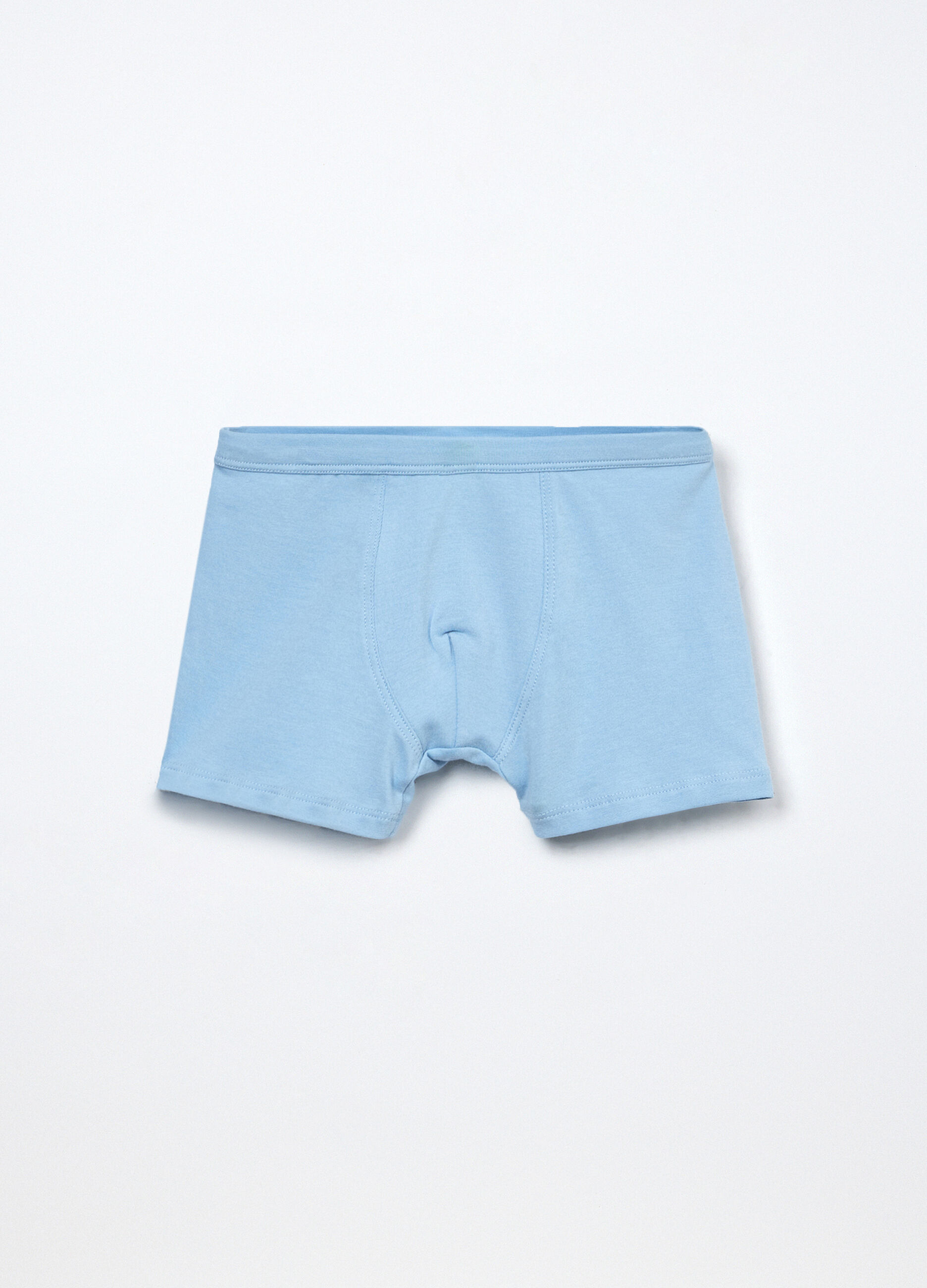 Boxer in jersey di cotone stretch bambino_0
