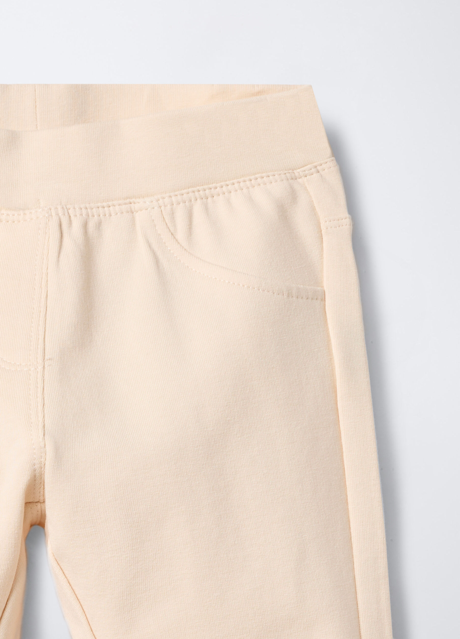 Treggings in cotone garzato Flare Fit stretch bimba_2