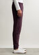 Jogger slim fit in felpa di cotone uomo_1