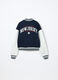 Bomber varsity in felpa misto cotone ragazza_1