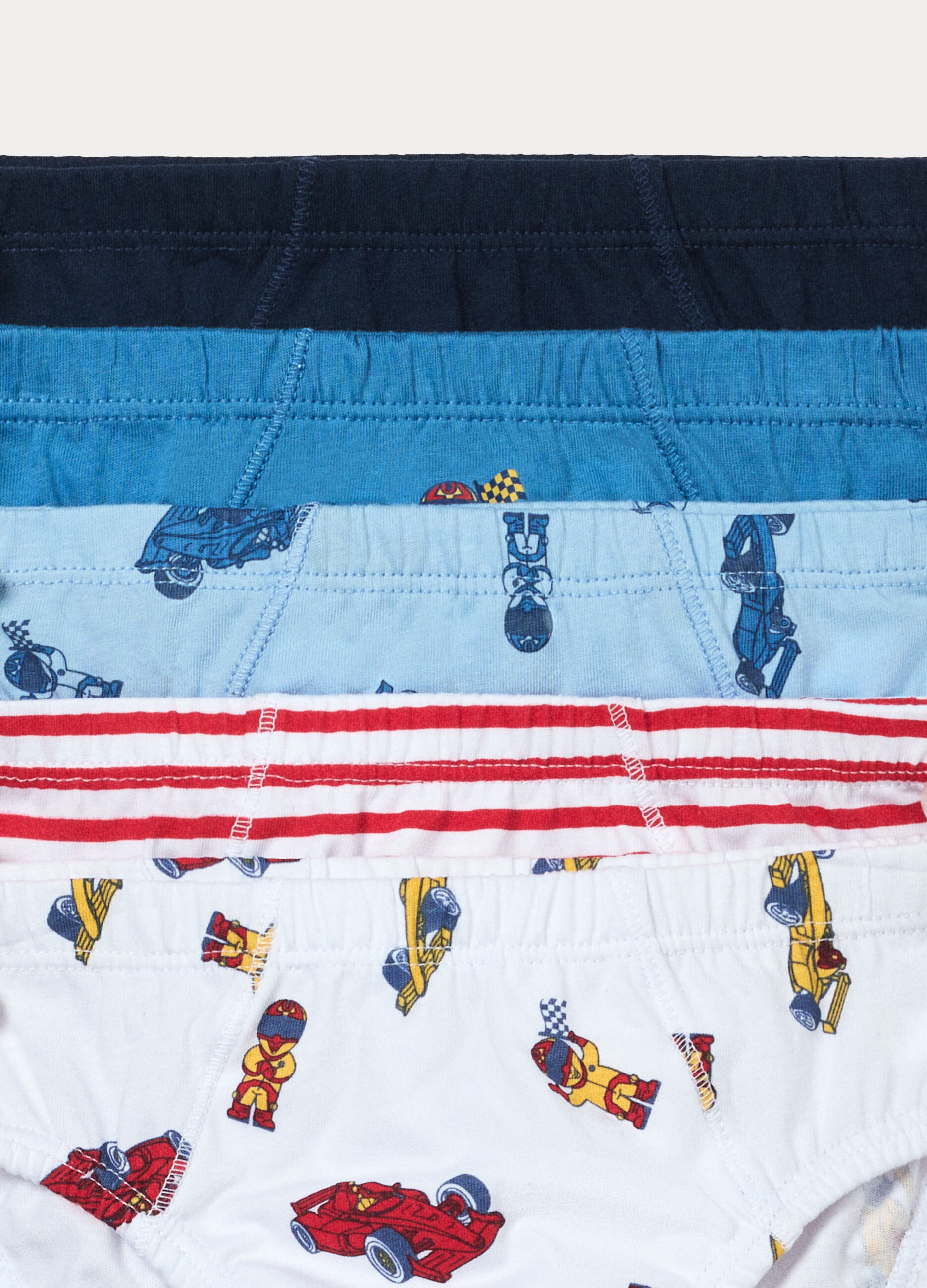 Pack 5 slip in jersey di puro cotone bambino_3