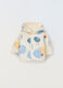 Cardigan con cappuccio in misto cotone neonato_0
