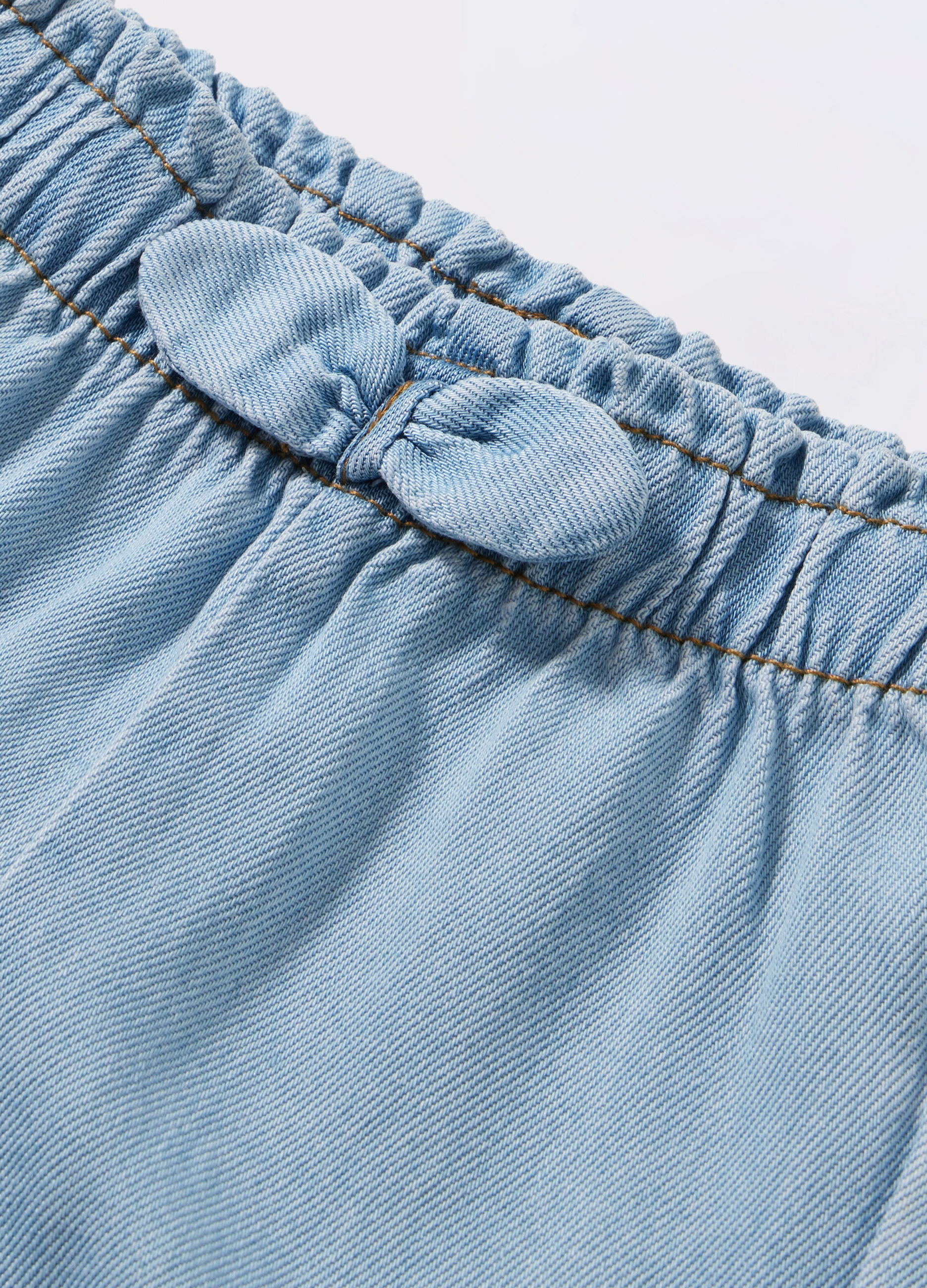 Pantaloni in mista lyocell neonata_1
