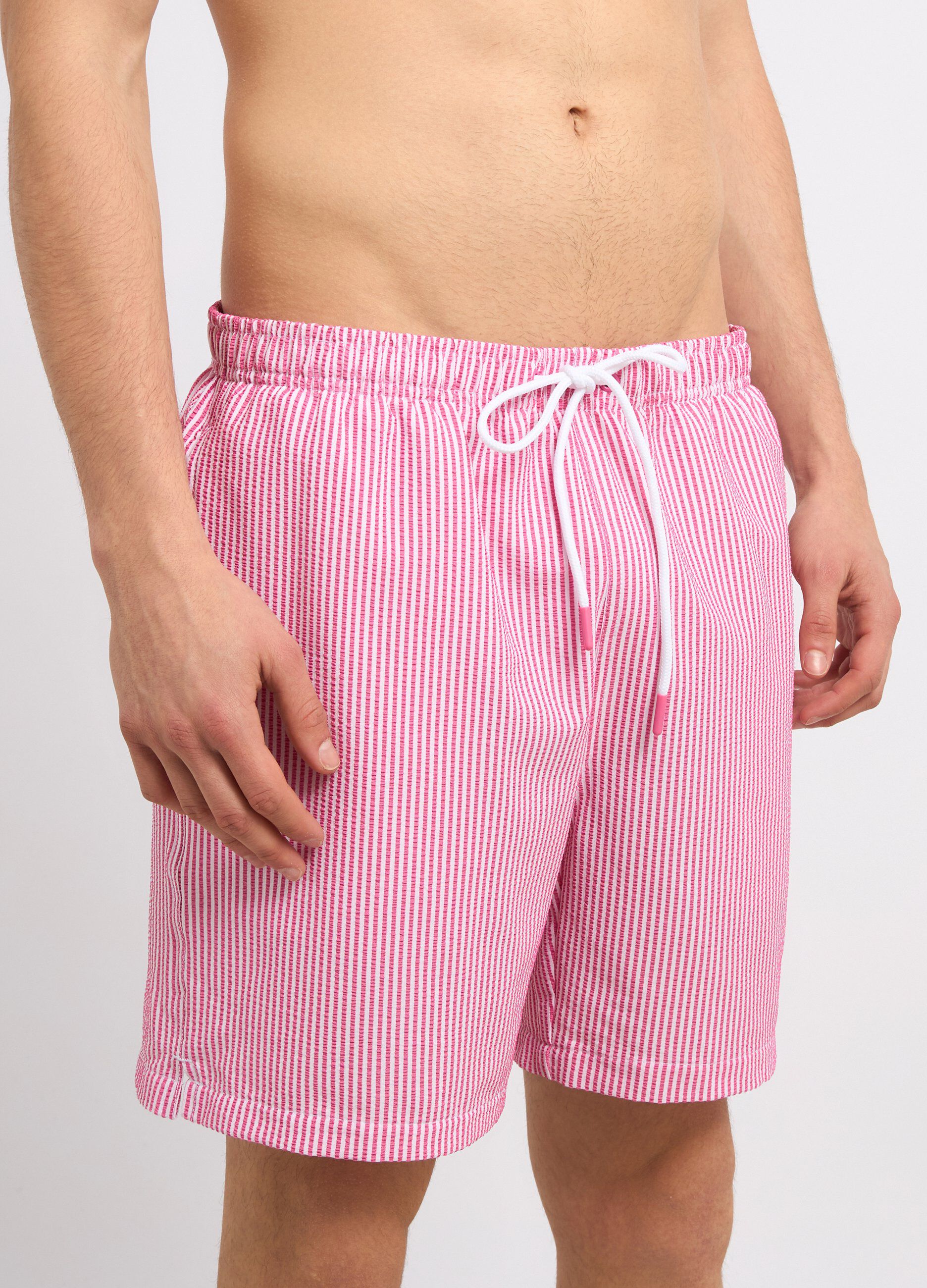 Costume shorts con motivo a righe uomo_2