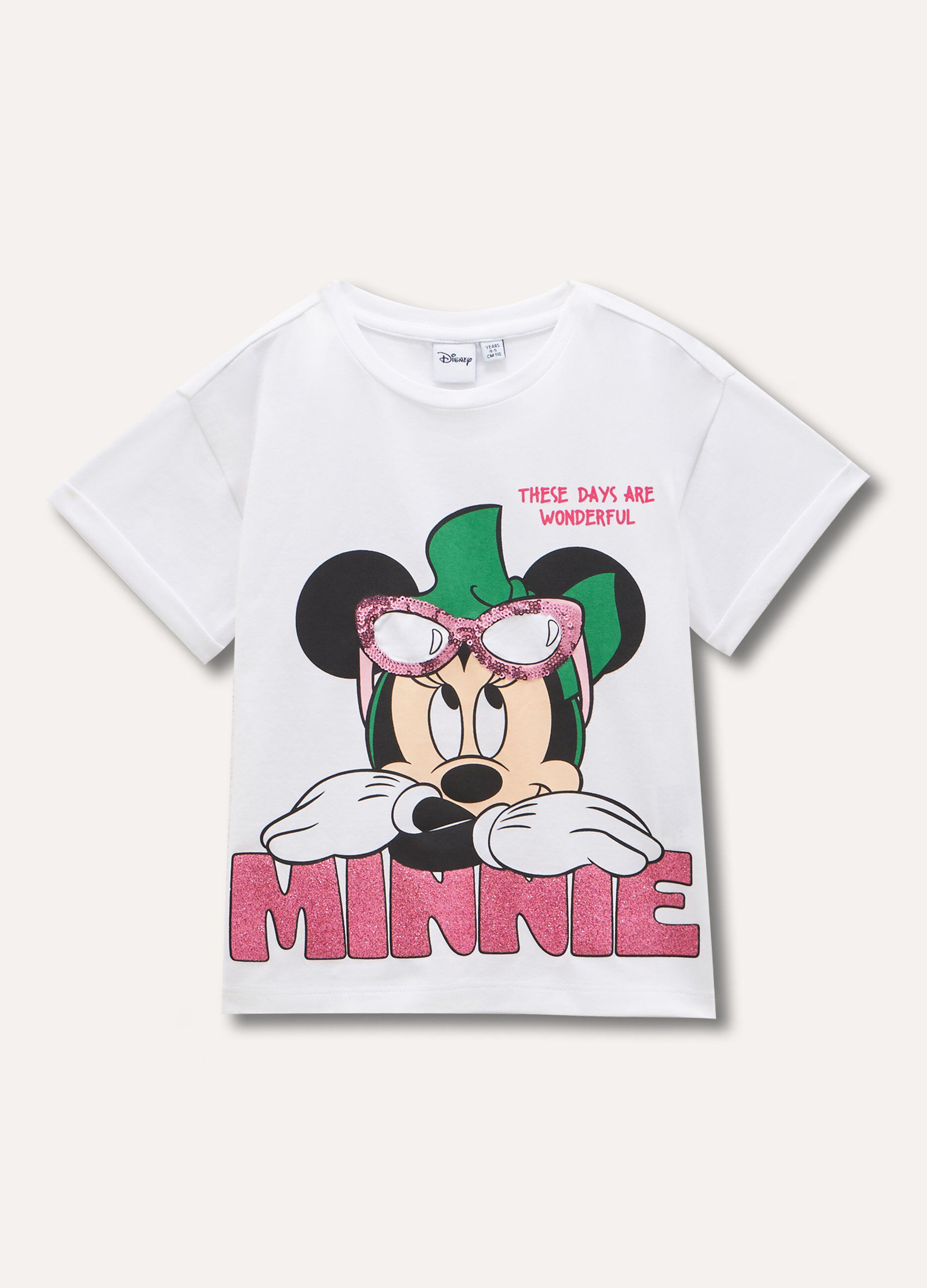 T-shirt con stampa Disney bambina