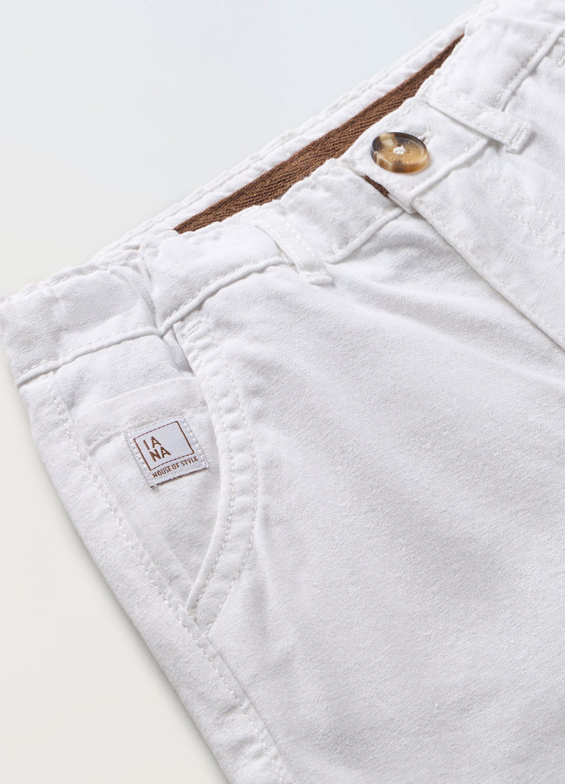 Shorts in misto lino IANA bambino_1