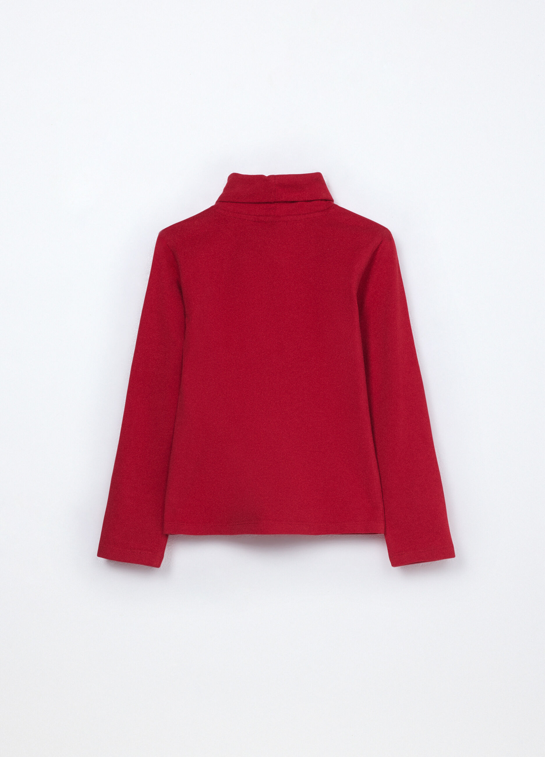 Lupetto in jersey di cotone stretch bambina_1