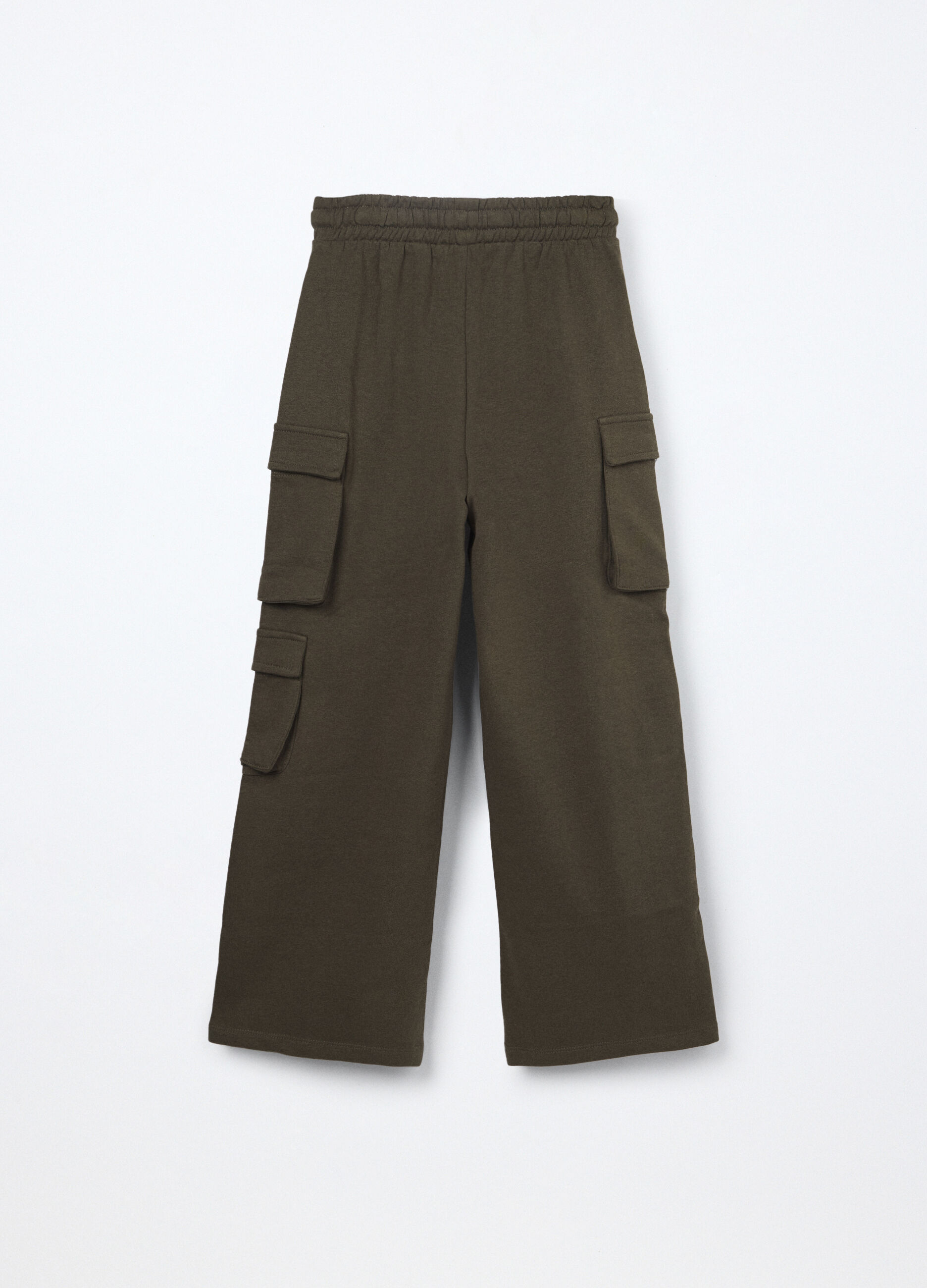Jogger in french terry di puro cotone ragazza_1