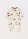 Tutina in french terry stretch di cotone neonato_0