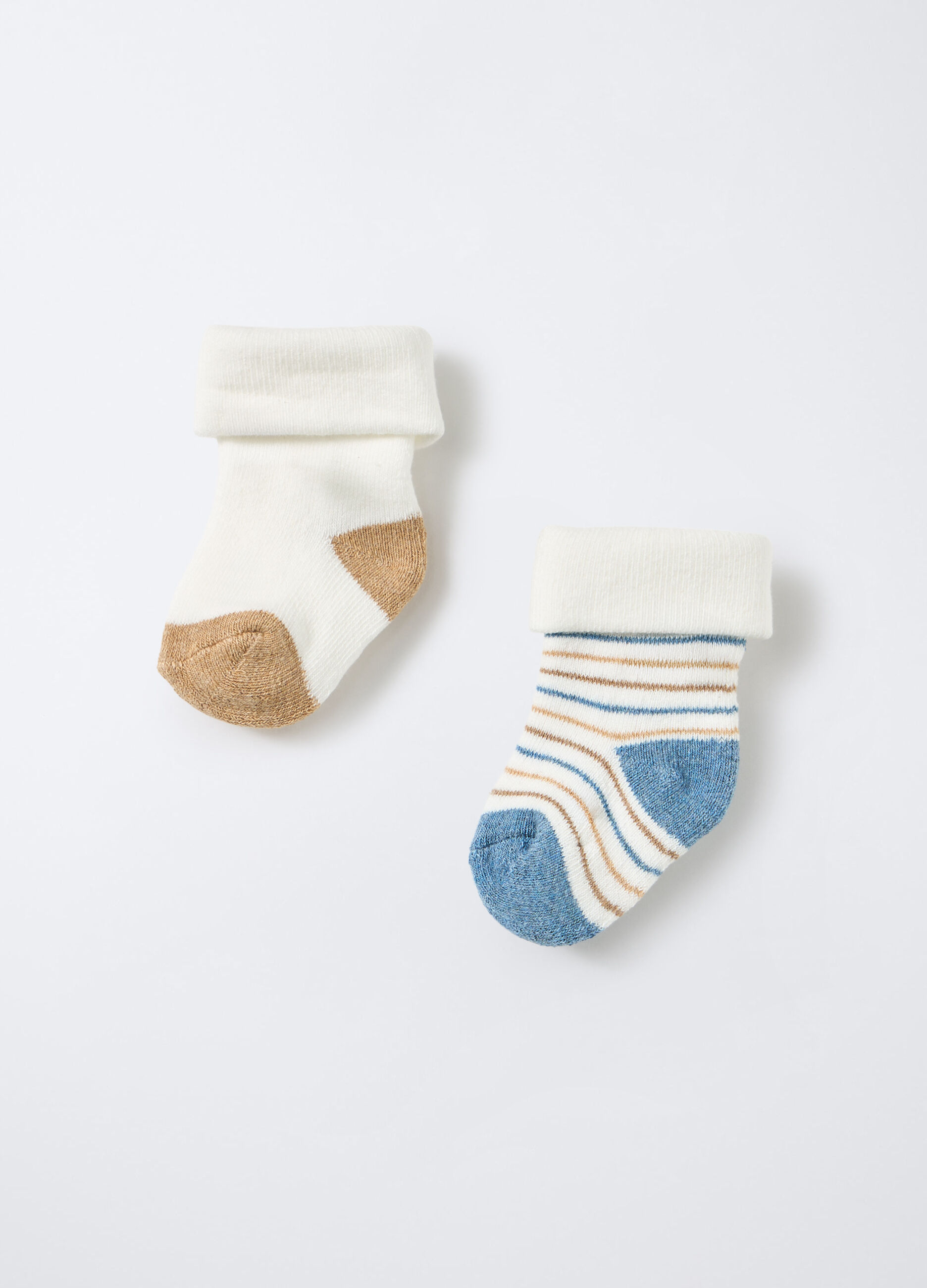 Pack 2 calze in spugna misto cotone stretch _1
