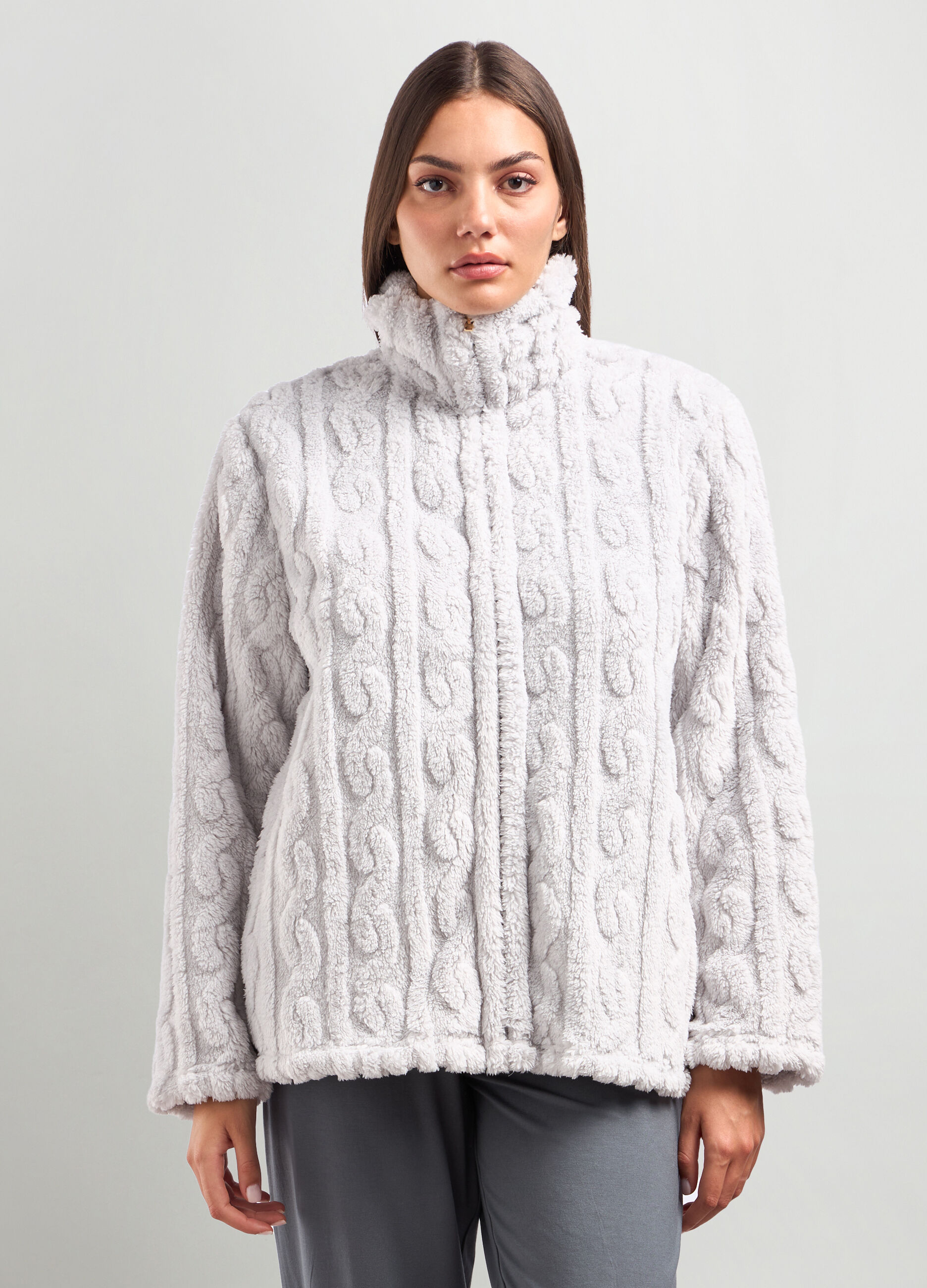 Vestaglia in coral fleece donna_0